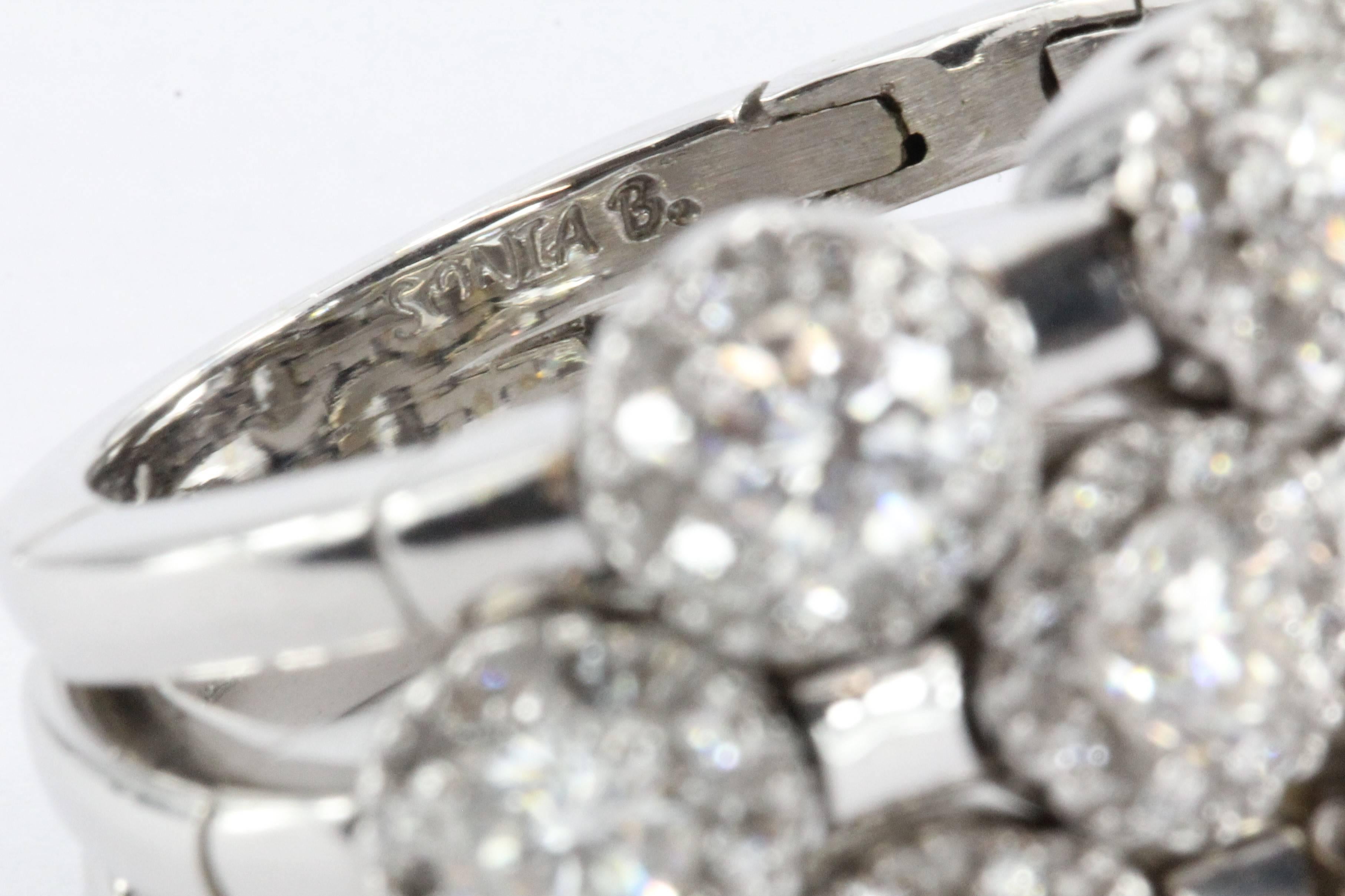 Women's Sonia Bitton Diamond Gold Flex Ring