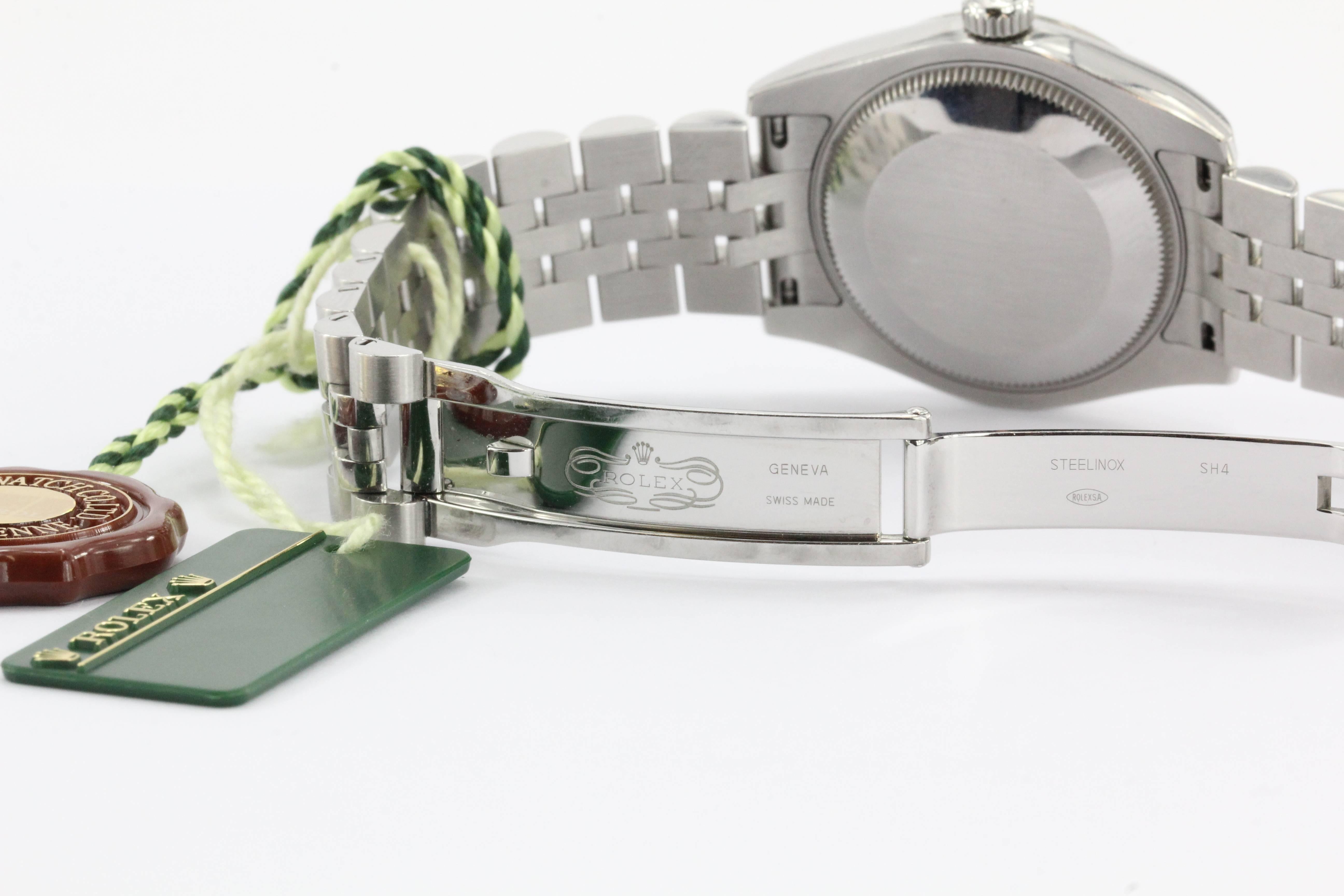 Rolex Stainless Steel & 18k Gold 31MM Unisex DateJust 178274 2