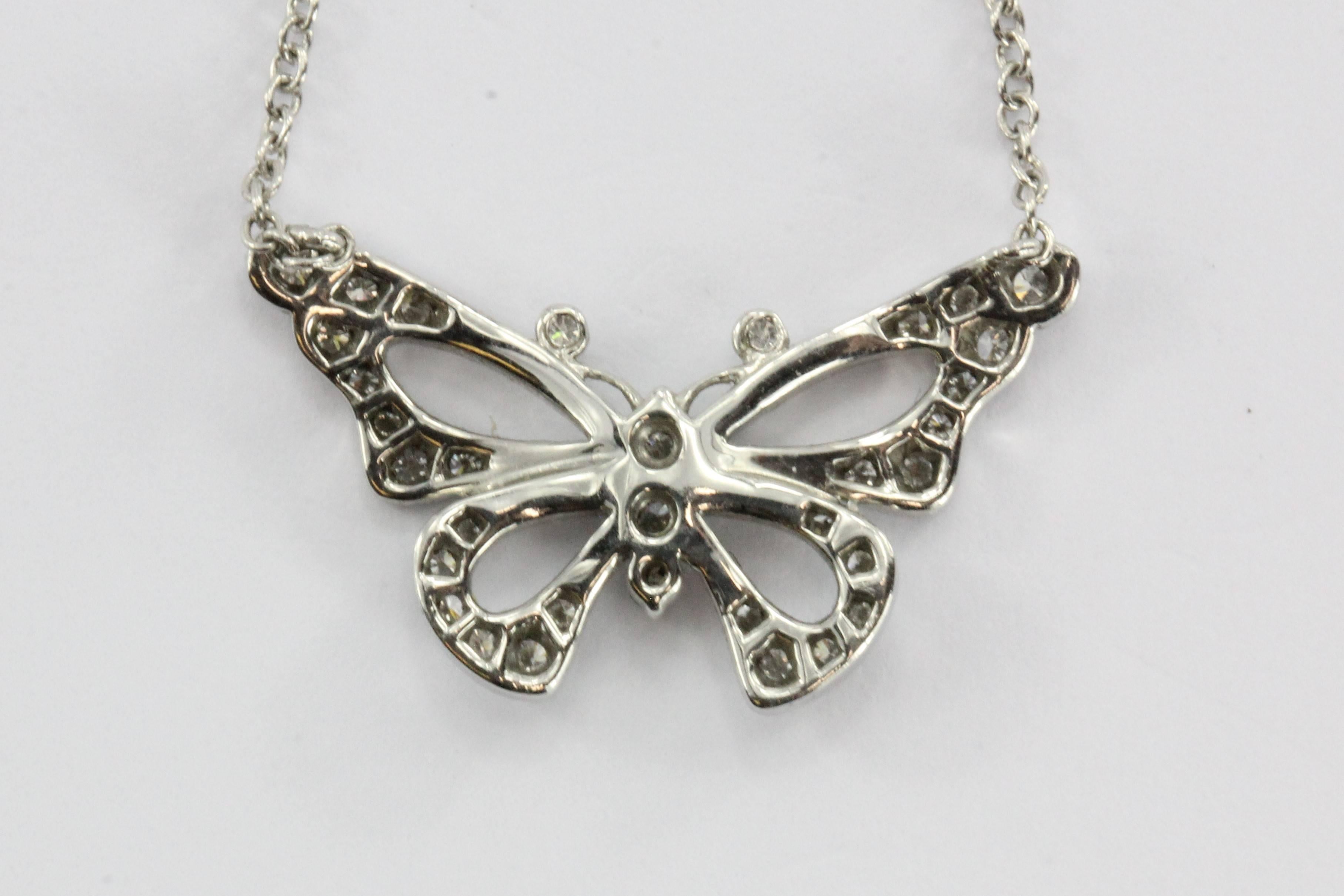 tiffany and co butterfly necklace