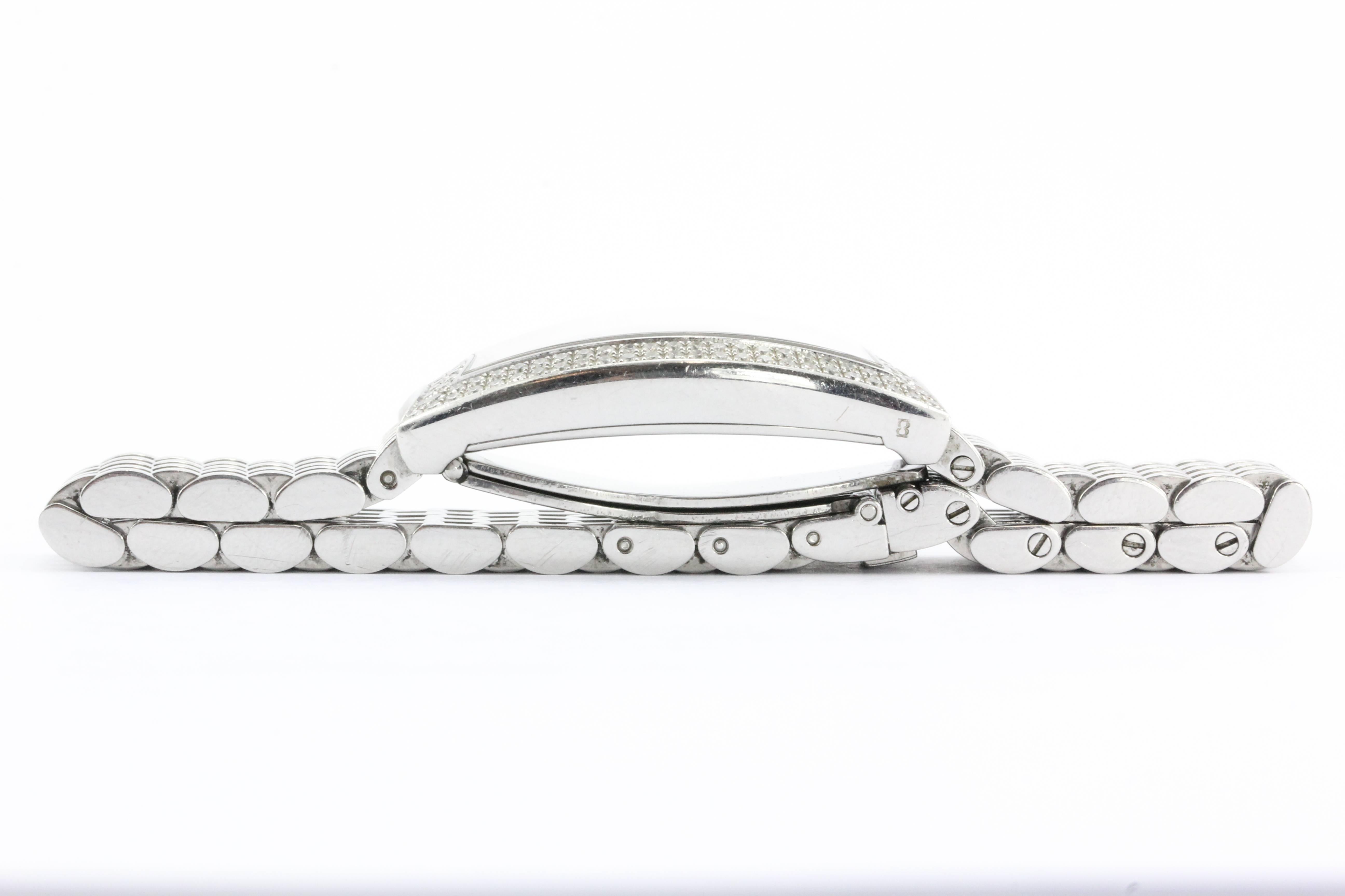 Bedat Ladies Stainless Steel Diamond Bezel No 3 Wristwatch 1
