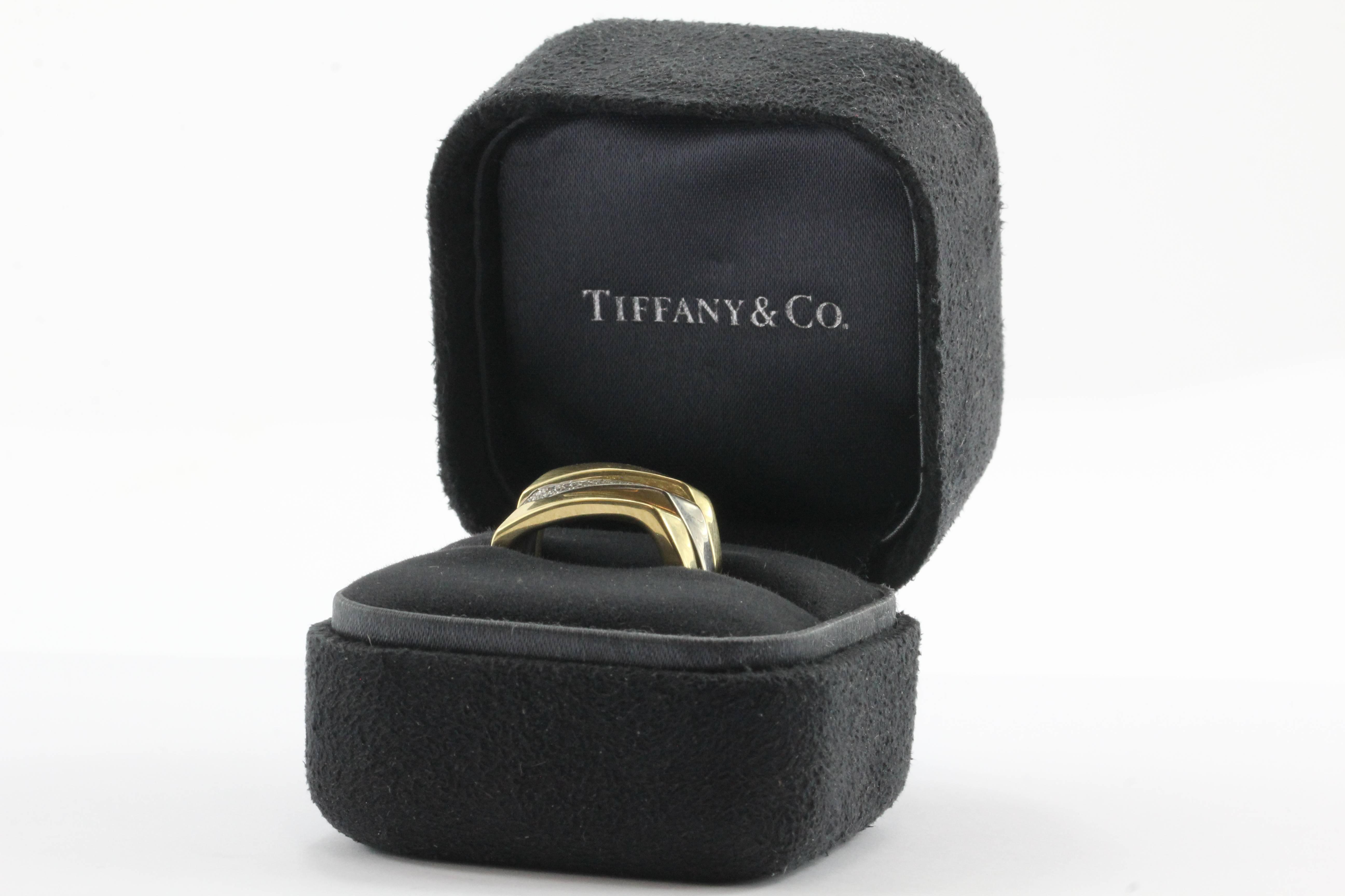 Tiffany & Co. Frank Gehry Set of 3 Two Color Gold Torque Band Rings 2