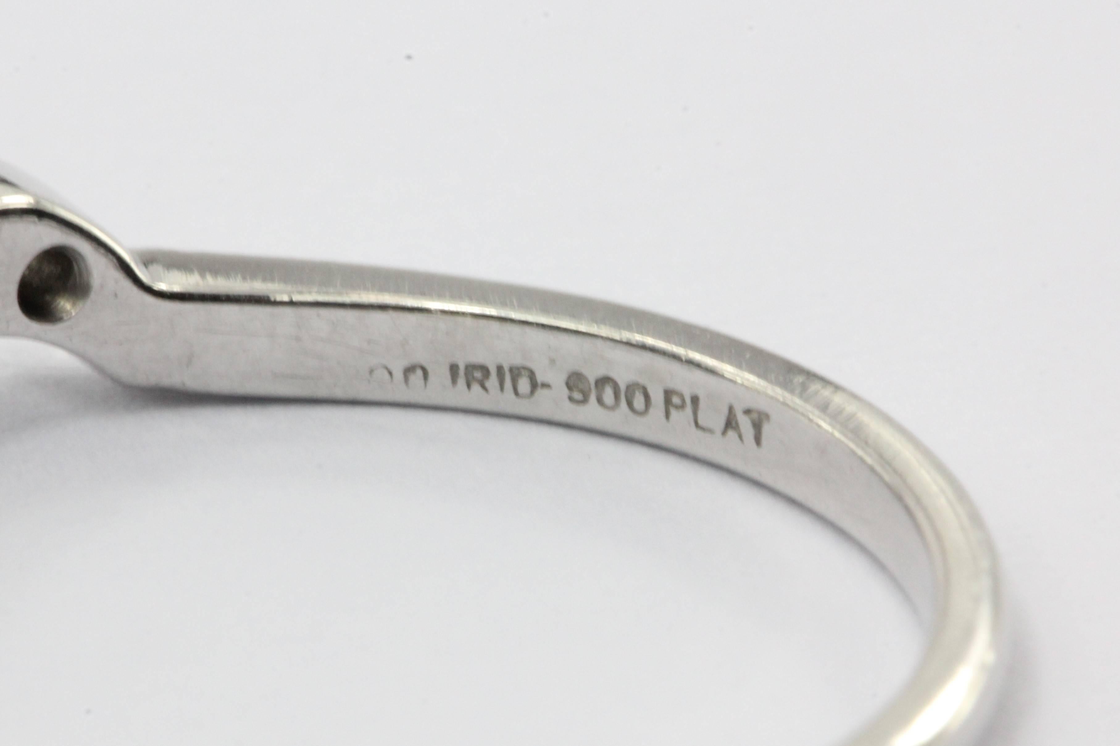 Art Deco Diamond Platinum Engagement Ring Set 5