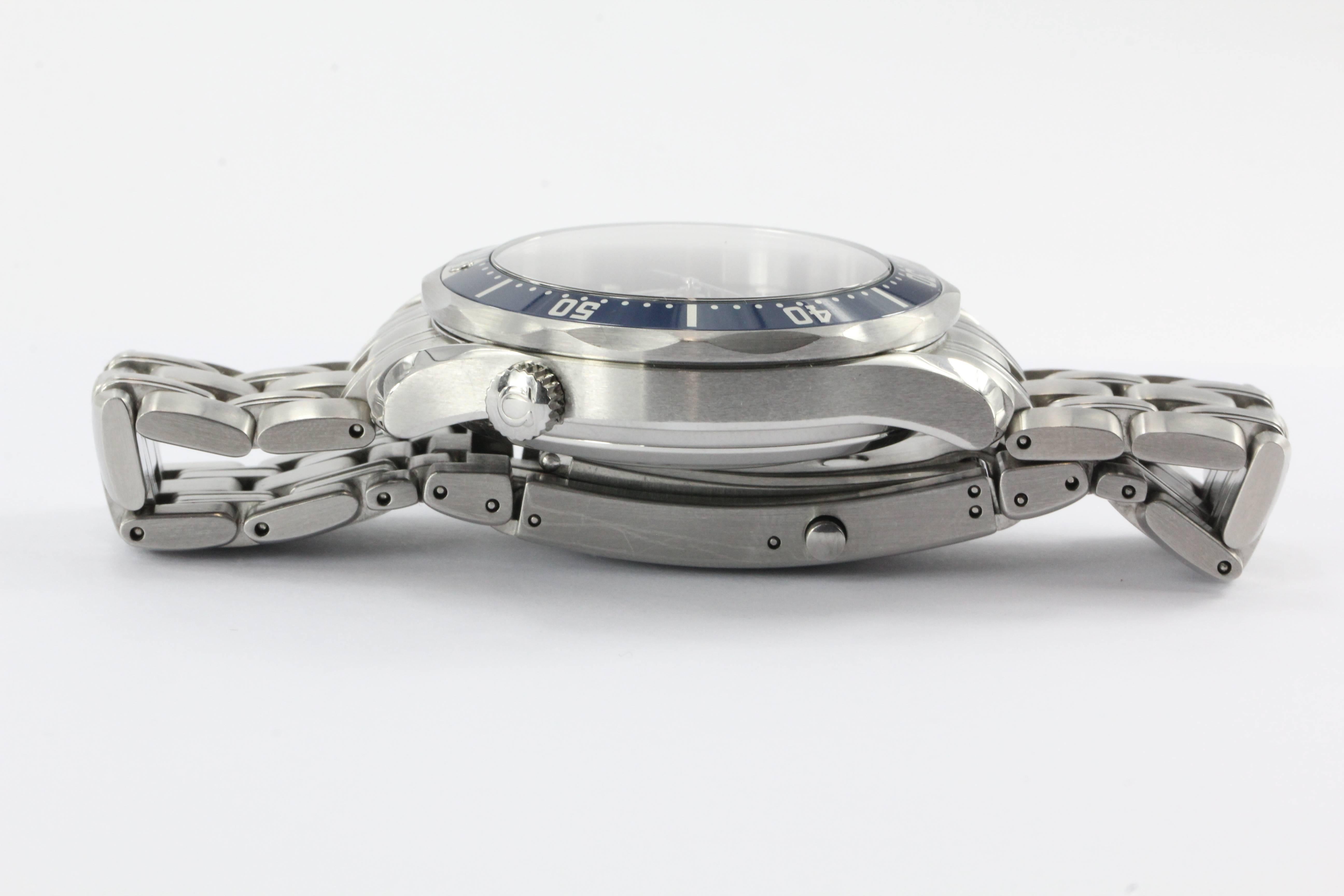 Omega Stainless Steel Seamaster James Bond 300M GMT Wristwatch 2