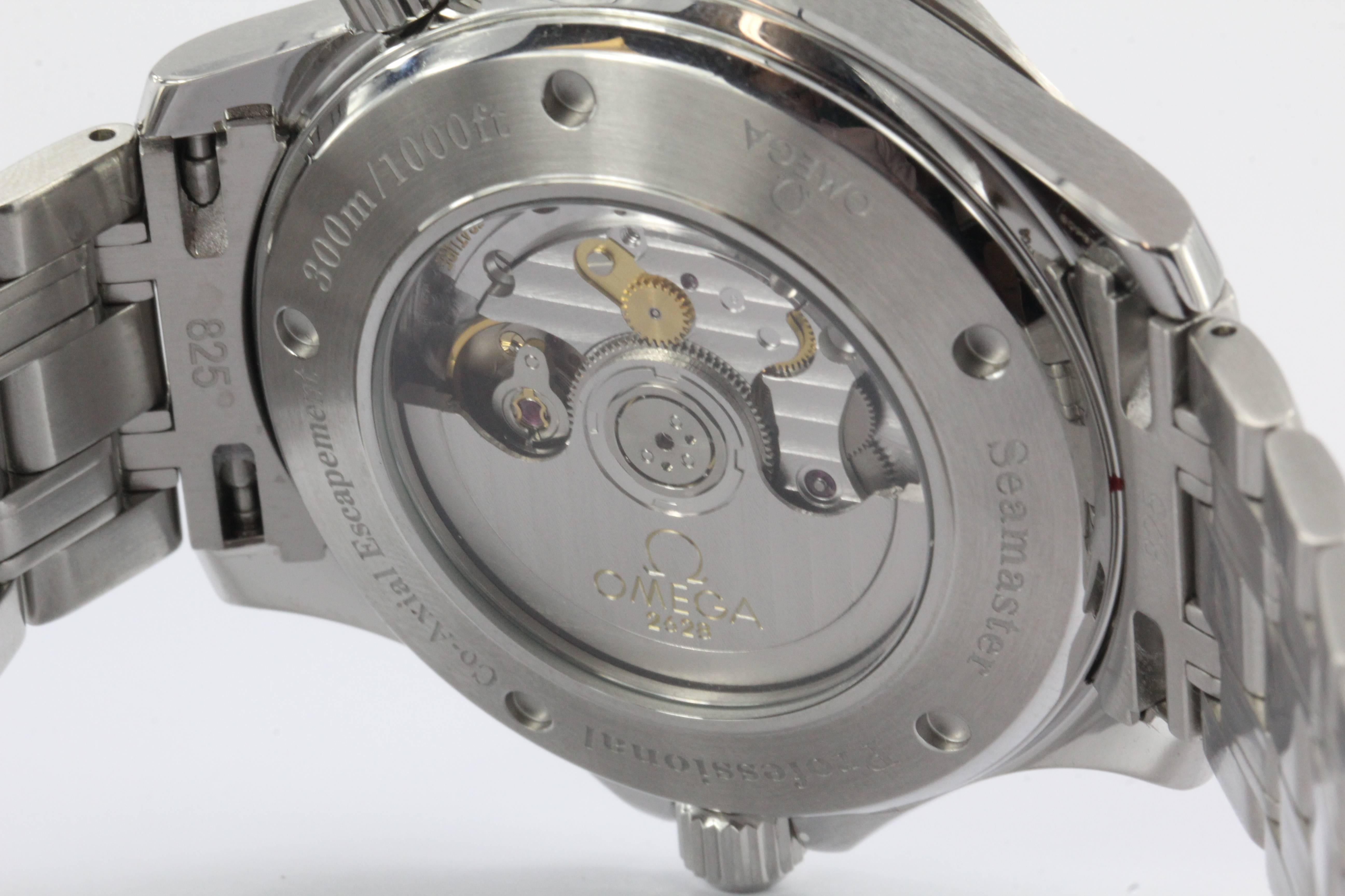 Omega Stainless Steel Seamaster James Bond 300M GMT Wristwatch 4