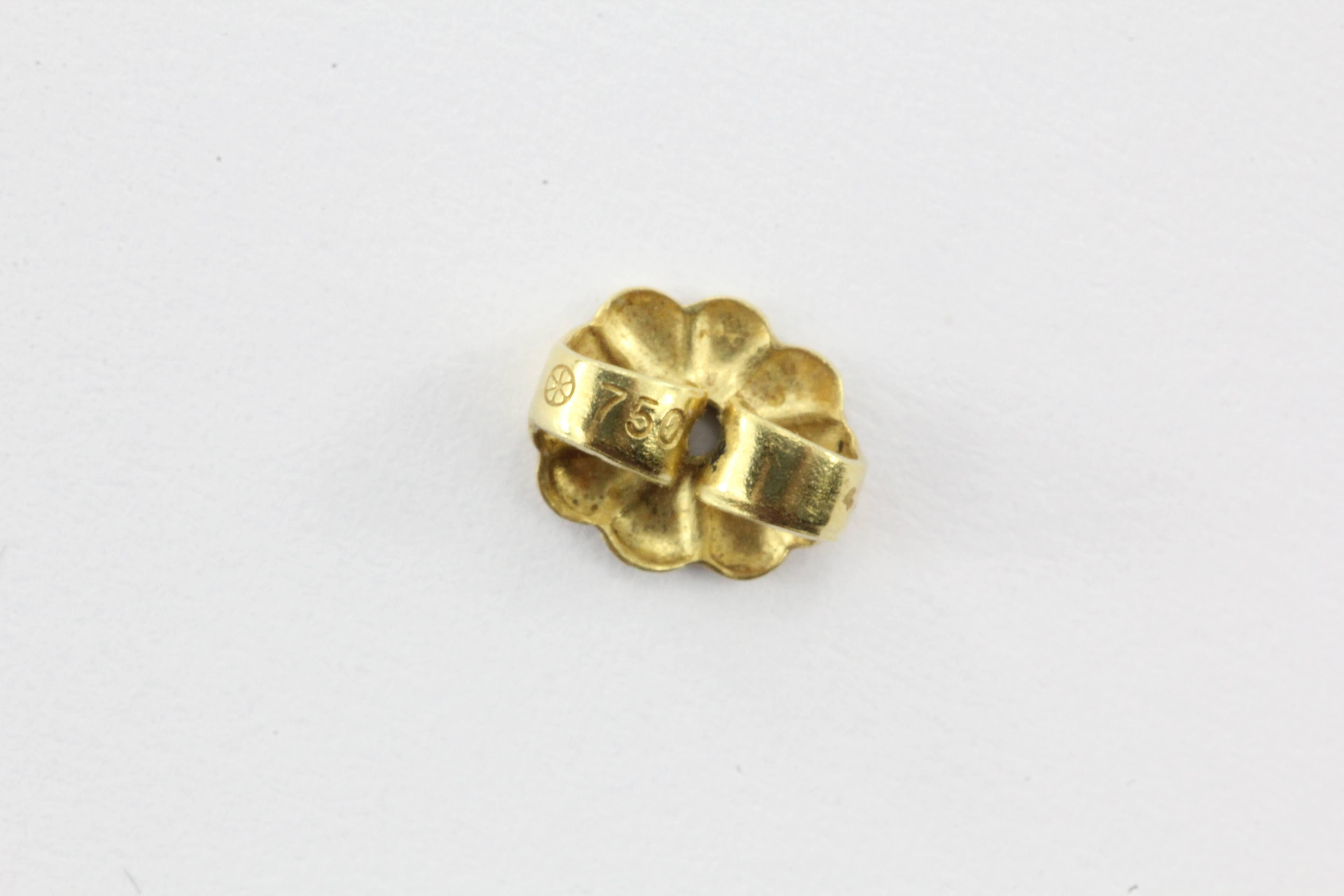 Women's Tiffany & Co. Gold Brushed Conch Shell Earrings