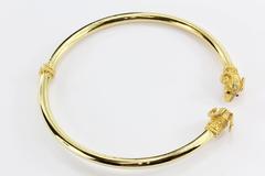 Gold Diamond and Ruby Figural Ram Head Collar