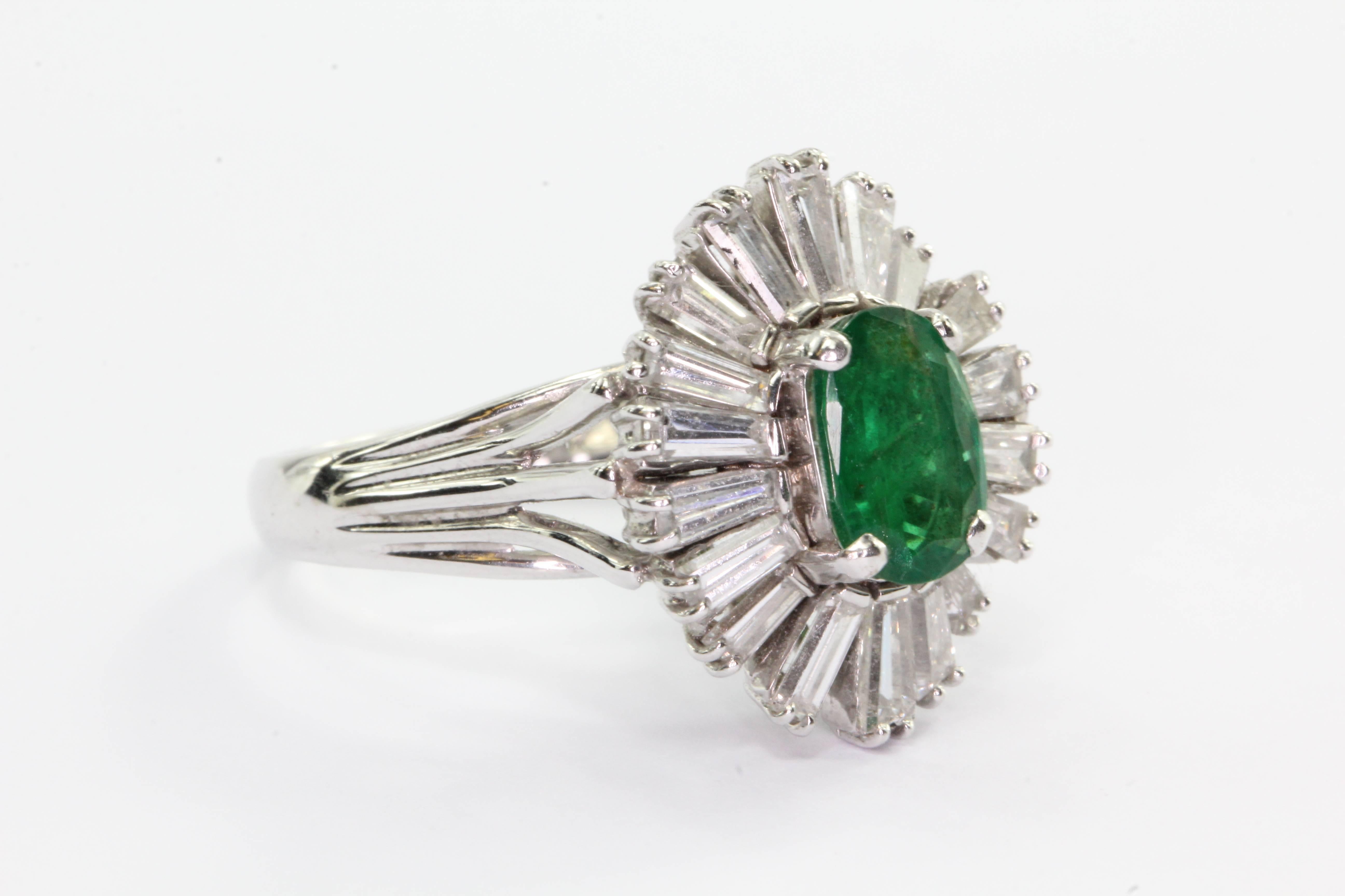 emerald starburst ring