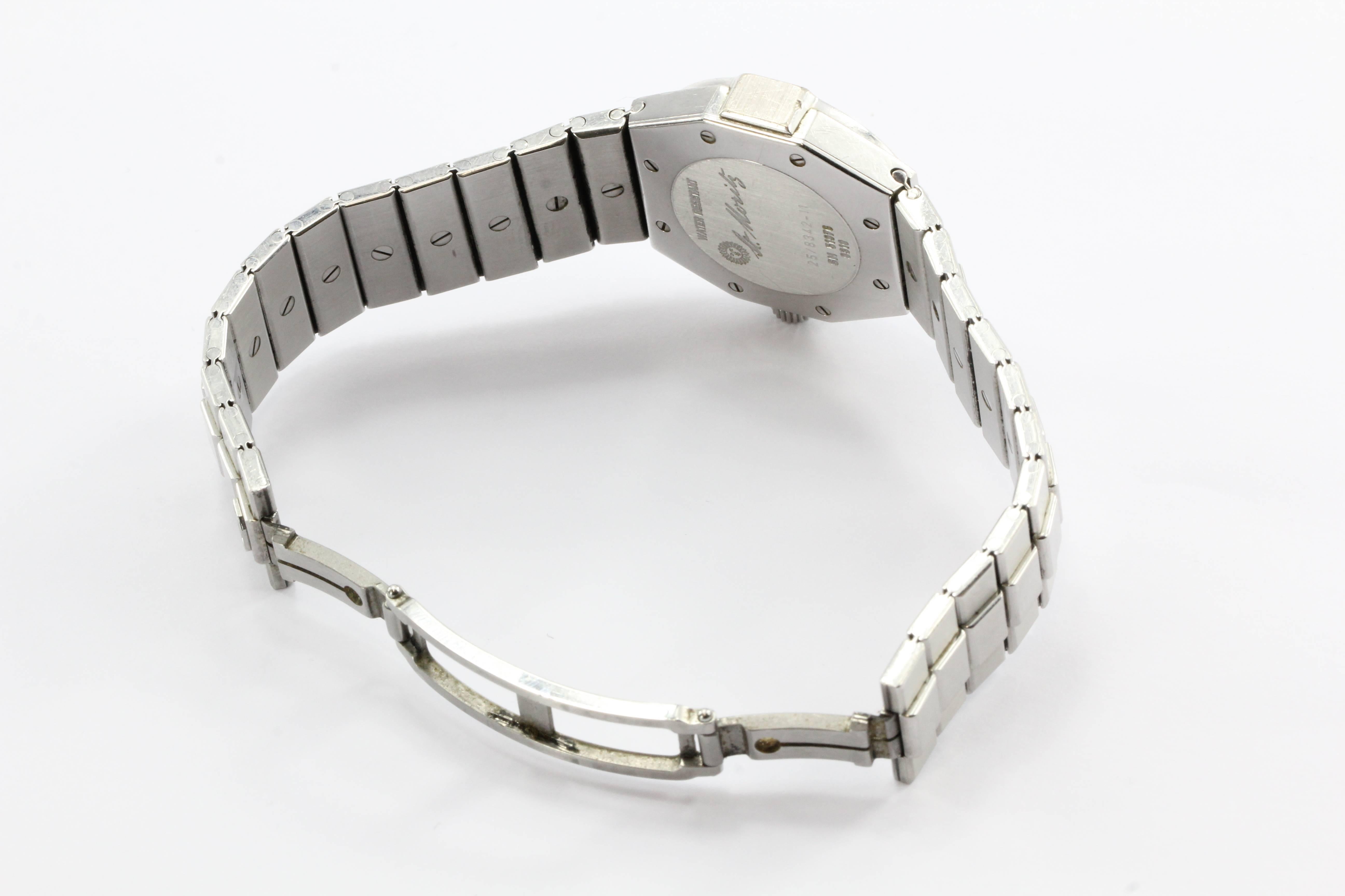 Women's Chopard Ladies Stainless Steel Diamond St. Moritz Automatic Wristwatch