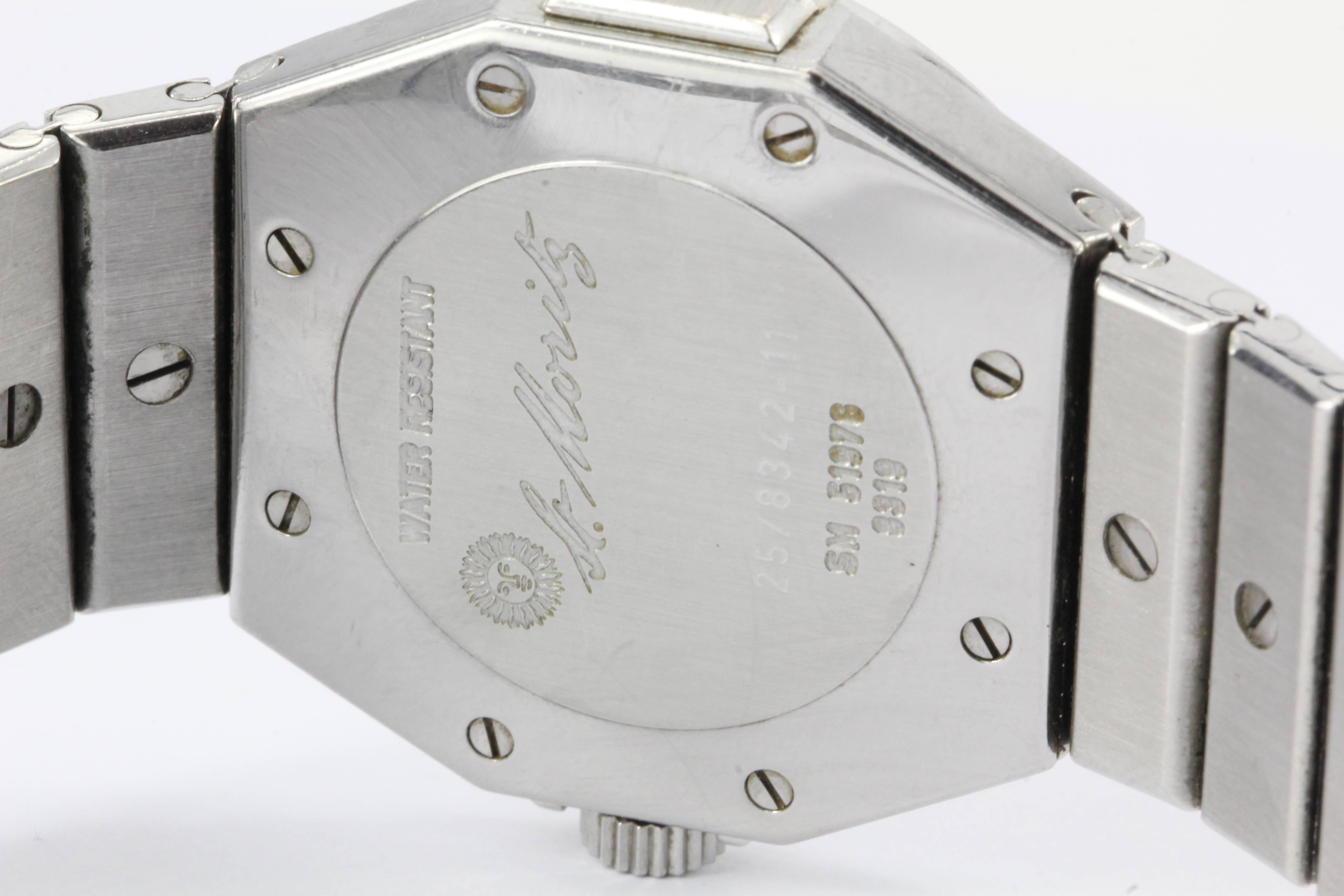 Chopard Ladies Stainless Steel Diamond St. Moritz Automatic Wristwatch 1