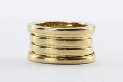 Bulgari B.Zero1 18k Yellow Gold Band Ring Size 6 / 52