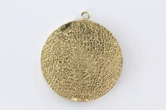 Virgo Queen of the Night Gold Pendant Charm