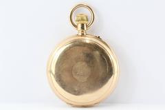A. Lange & Sohne Glashutte Yellow Gold German Pocket Watch c1897