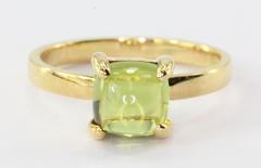 Tiffany & Co. Paloma Picasso Sugar Stack Peridot Gold Ring