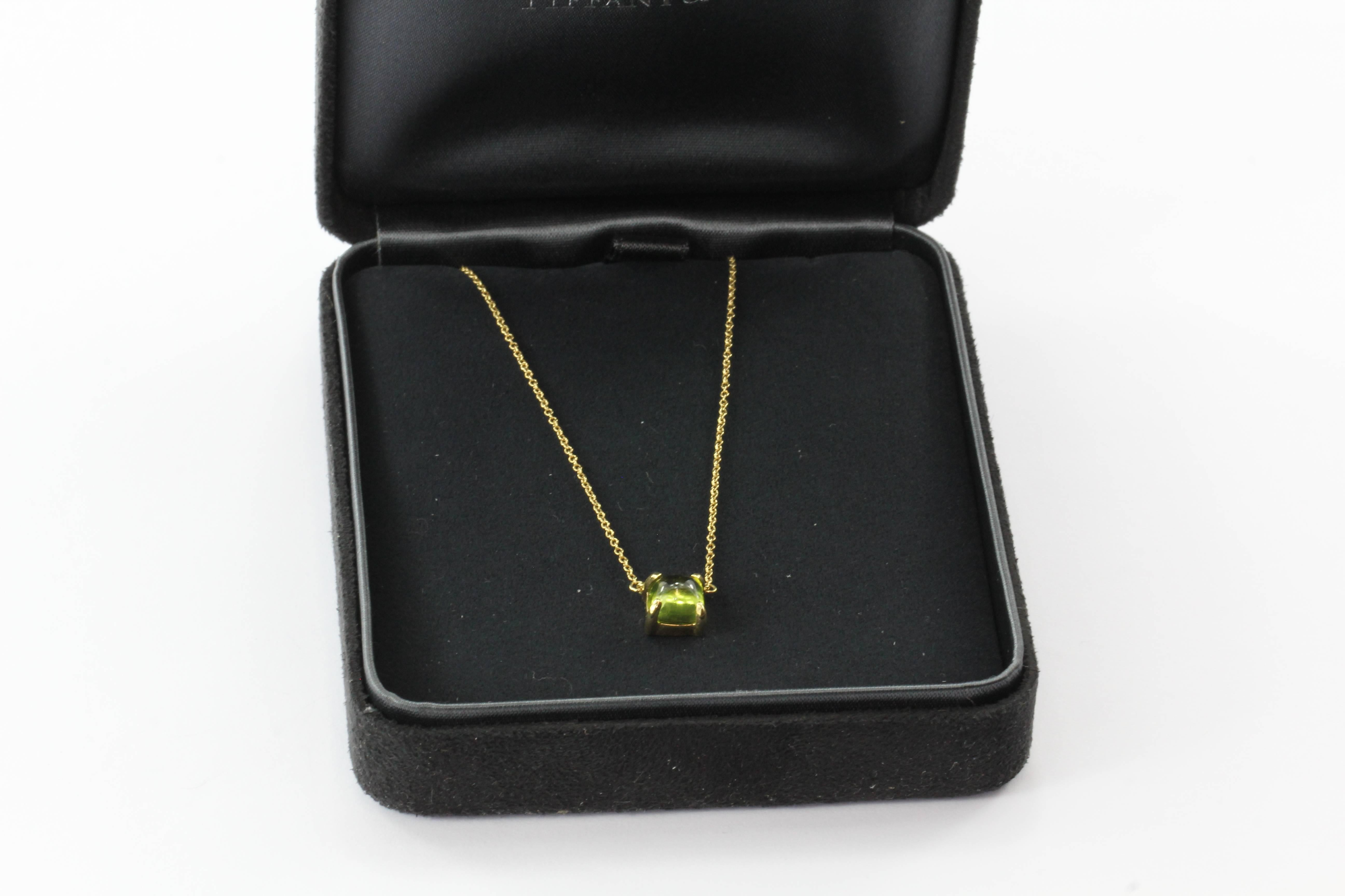 peridot necklace tiffany