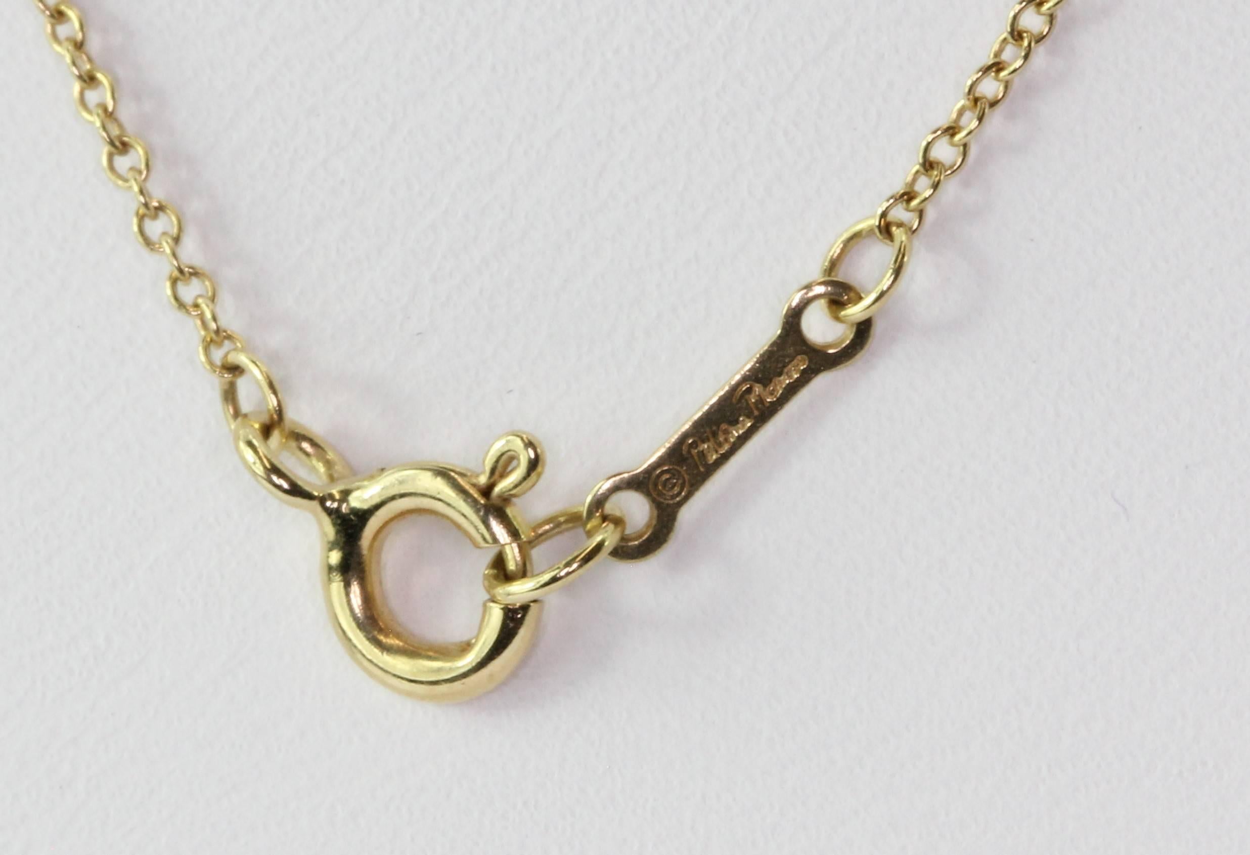 Tiffany & Co. Paloma Picasso Gold Sugar Stack Peridot Necklace 1