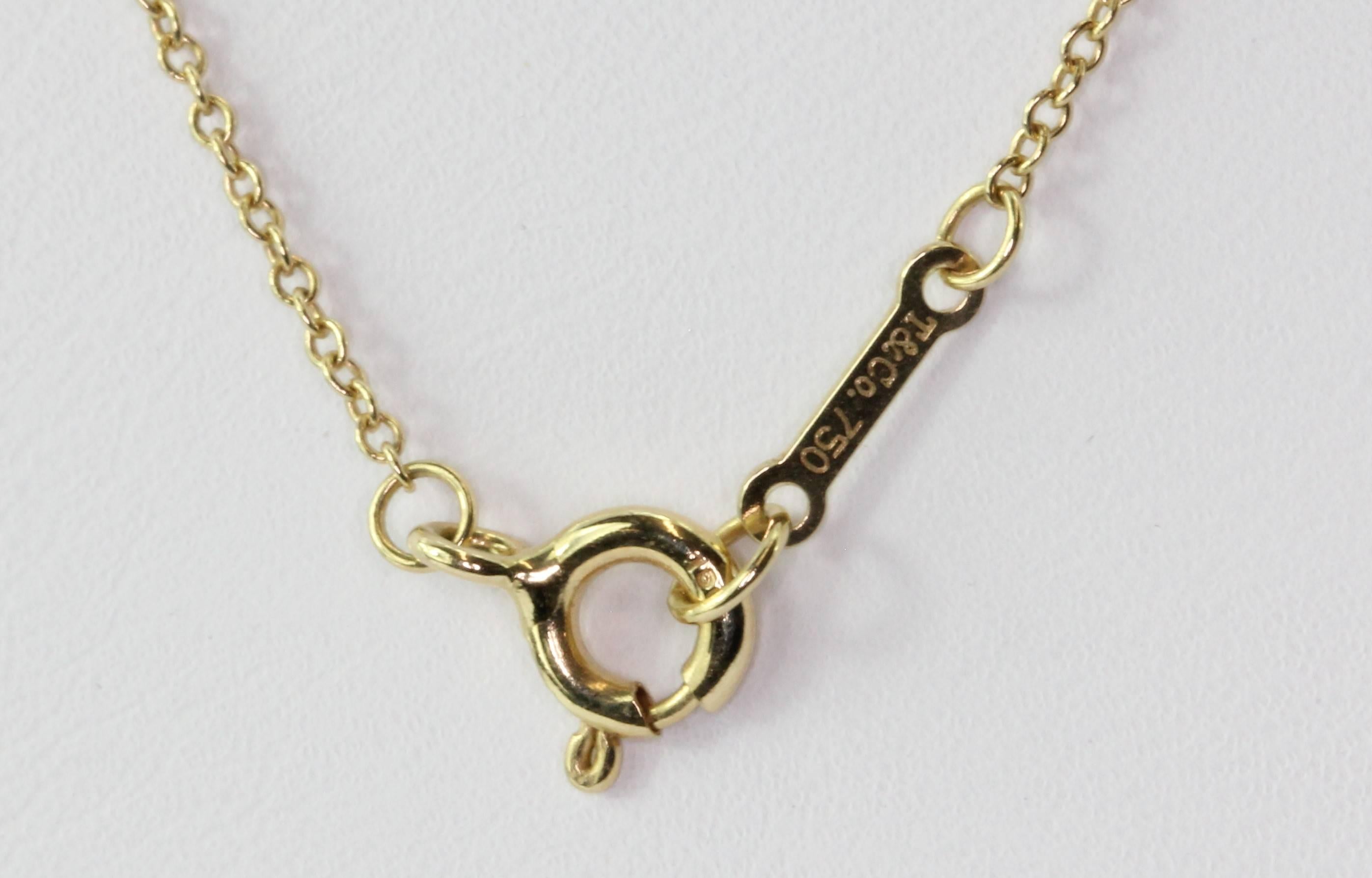 Tiffany & Co. Paloma Picasso Gold Sugar Stack Peridot Necklace 2