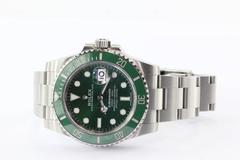 Rolex Submariner Green Dial Steel Oyster Perpetual Date Automatic Mens Watch