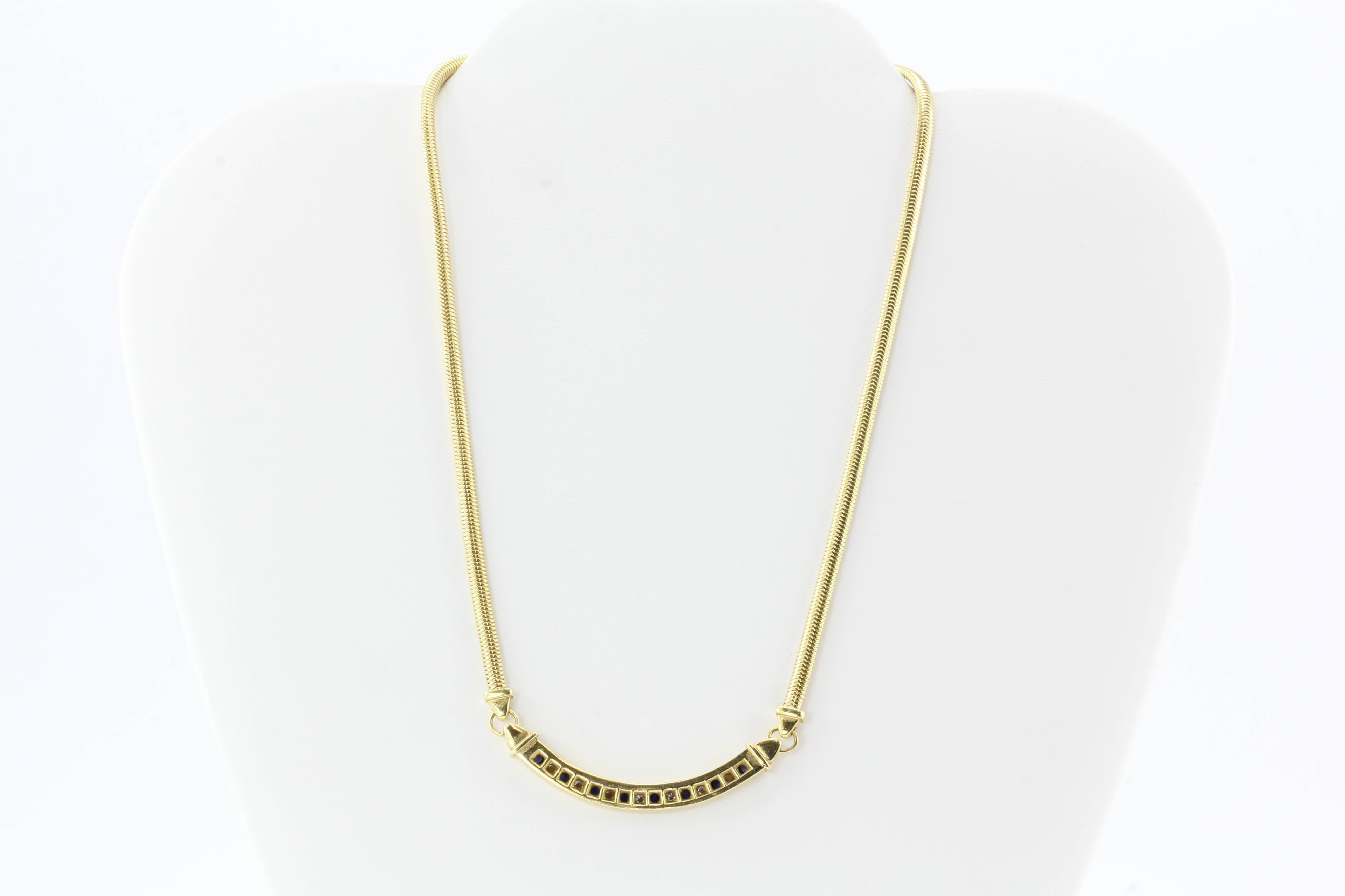 tiffany & co. gold choker necklace