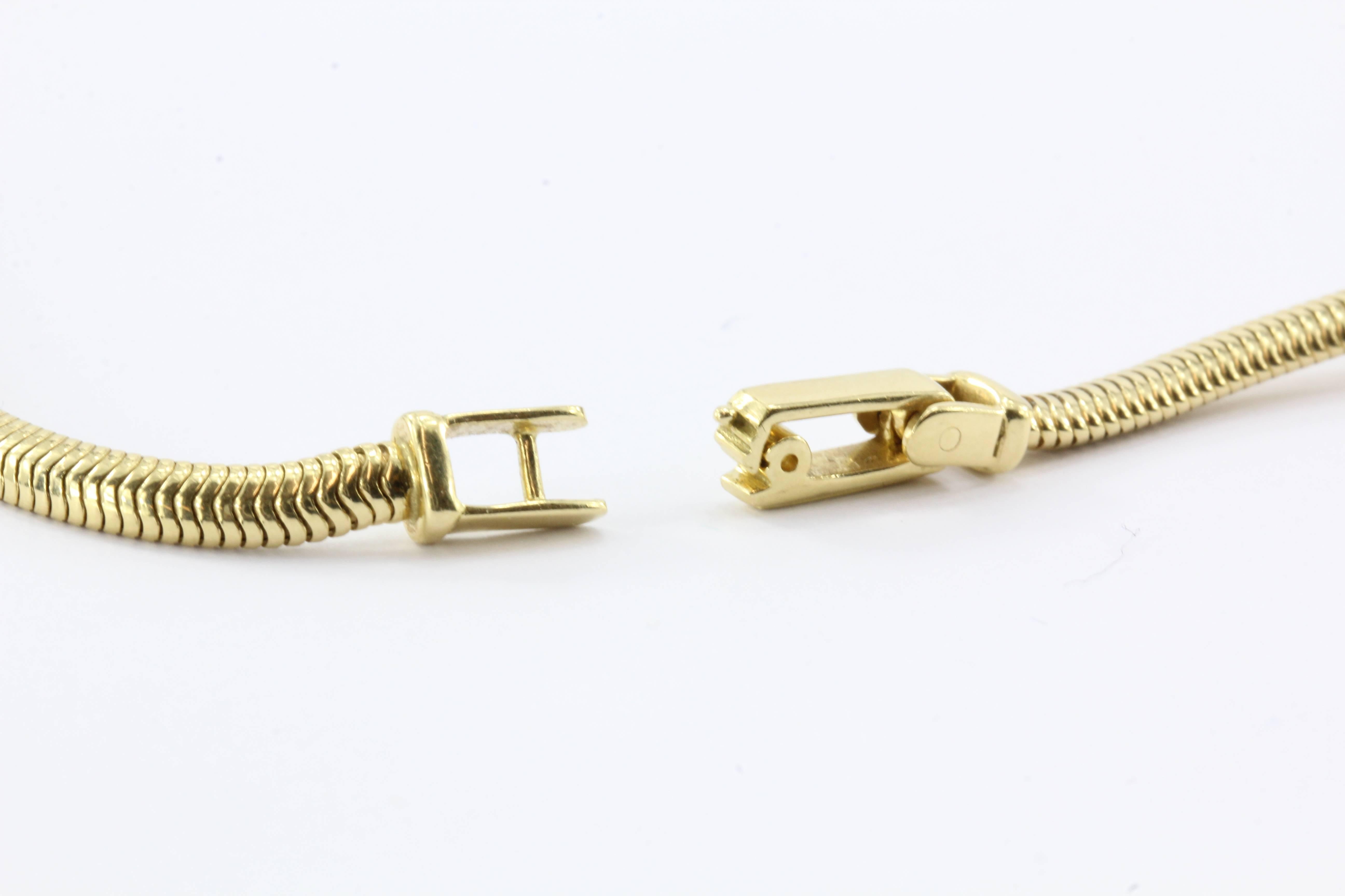 Women's Tiffany & Co. Diamond Sapphire Gold Choker Necklace