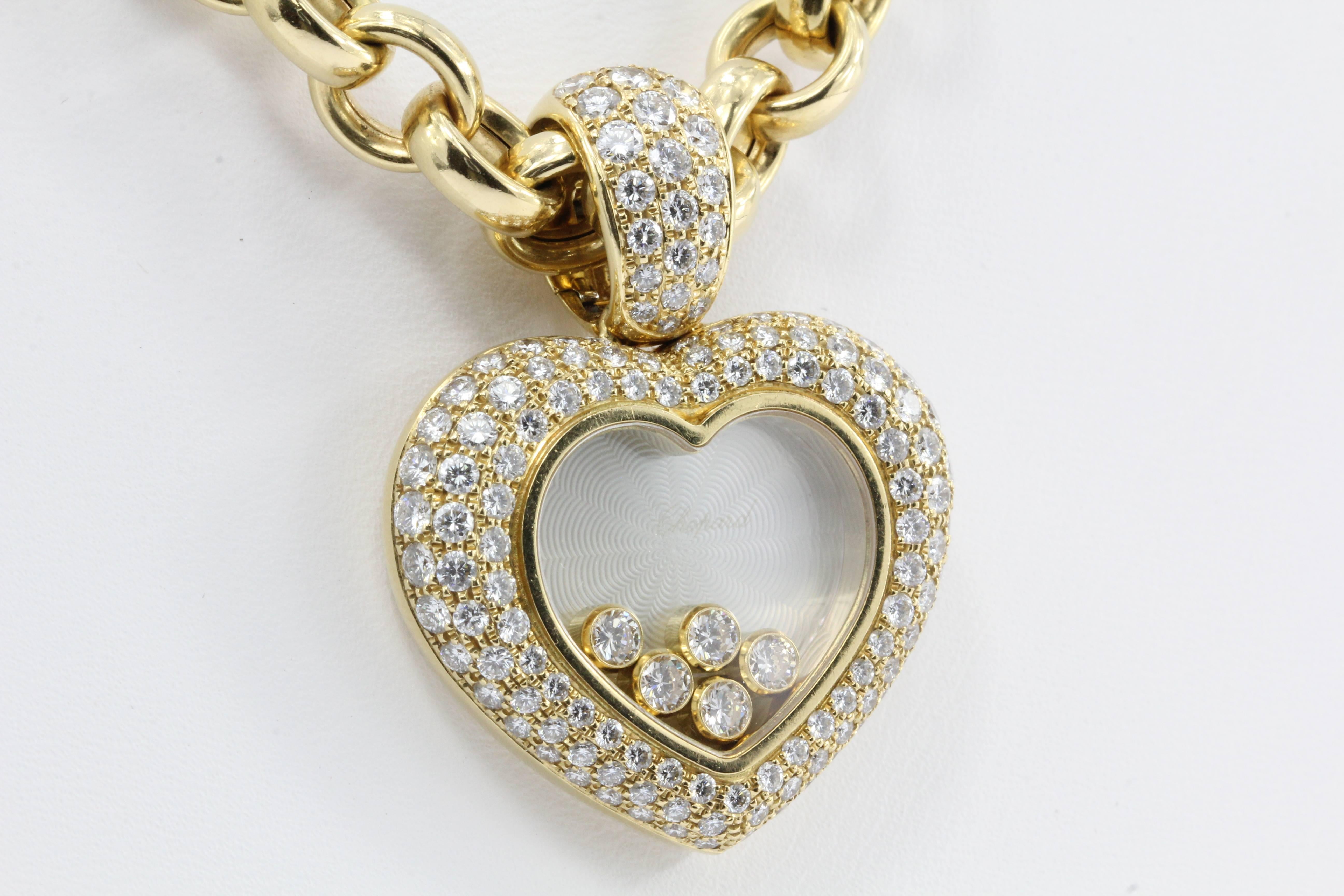 chopard necklace heart