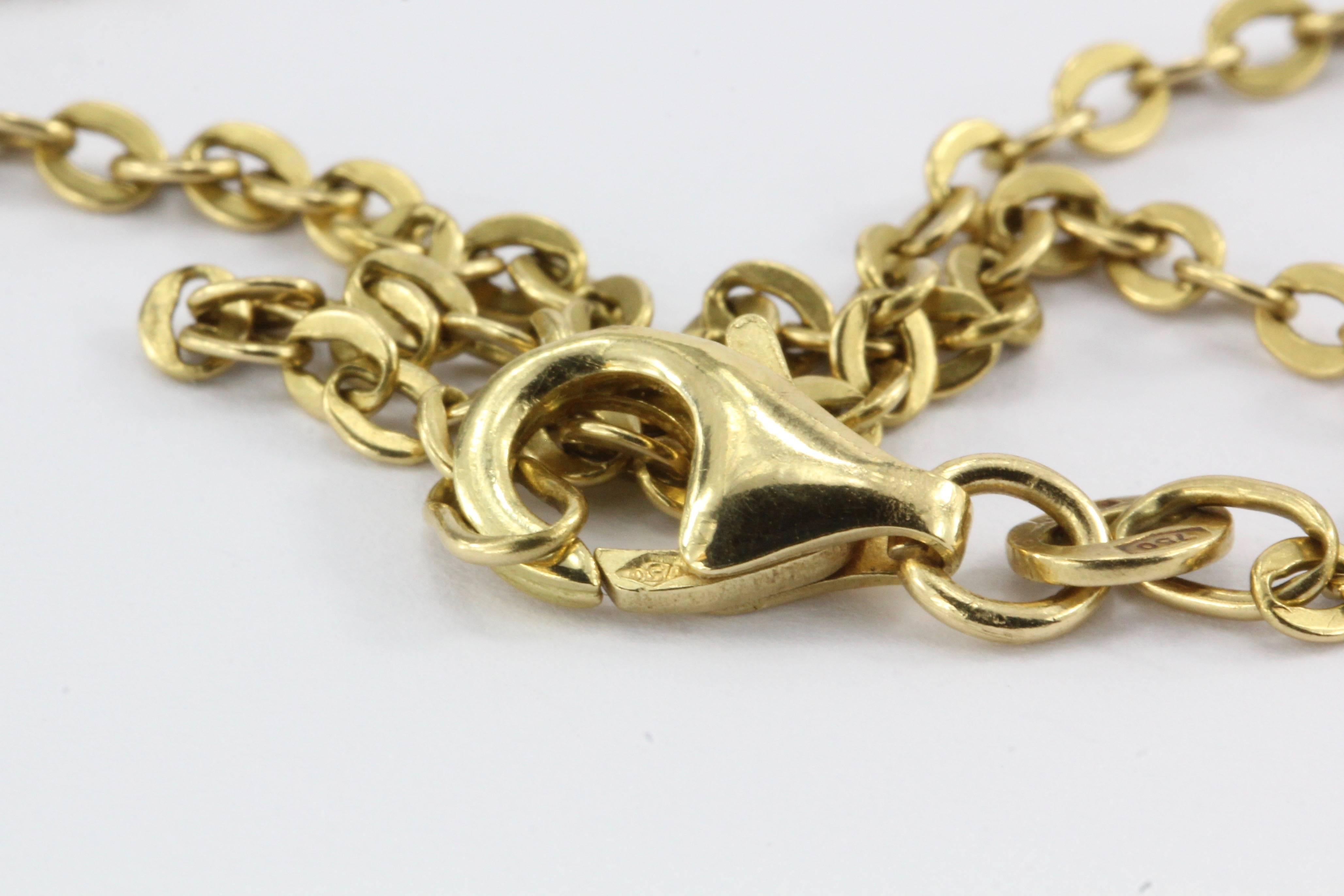 Retro Yellow Gold Diamond Flower Swirl Pendant Necklace 3