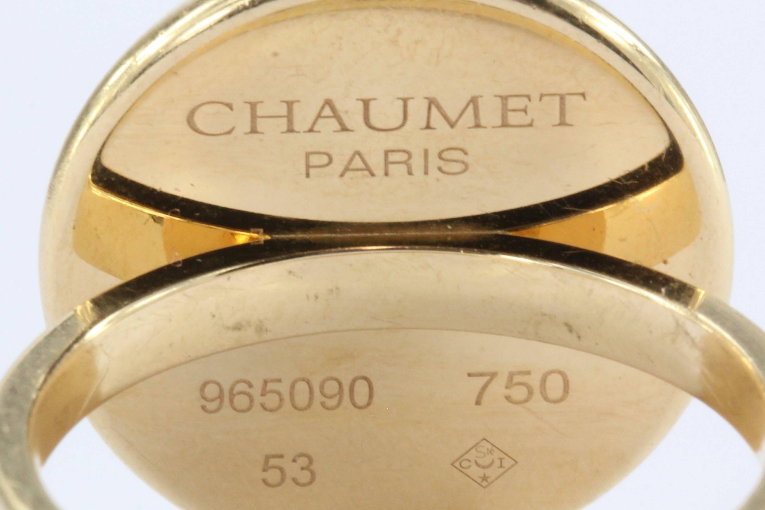 Chaumet Class One Croisiere Rose Quartz Diamond Ring 1