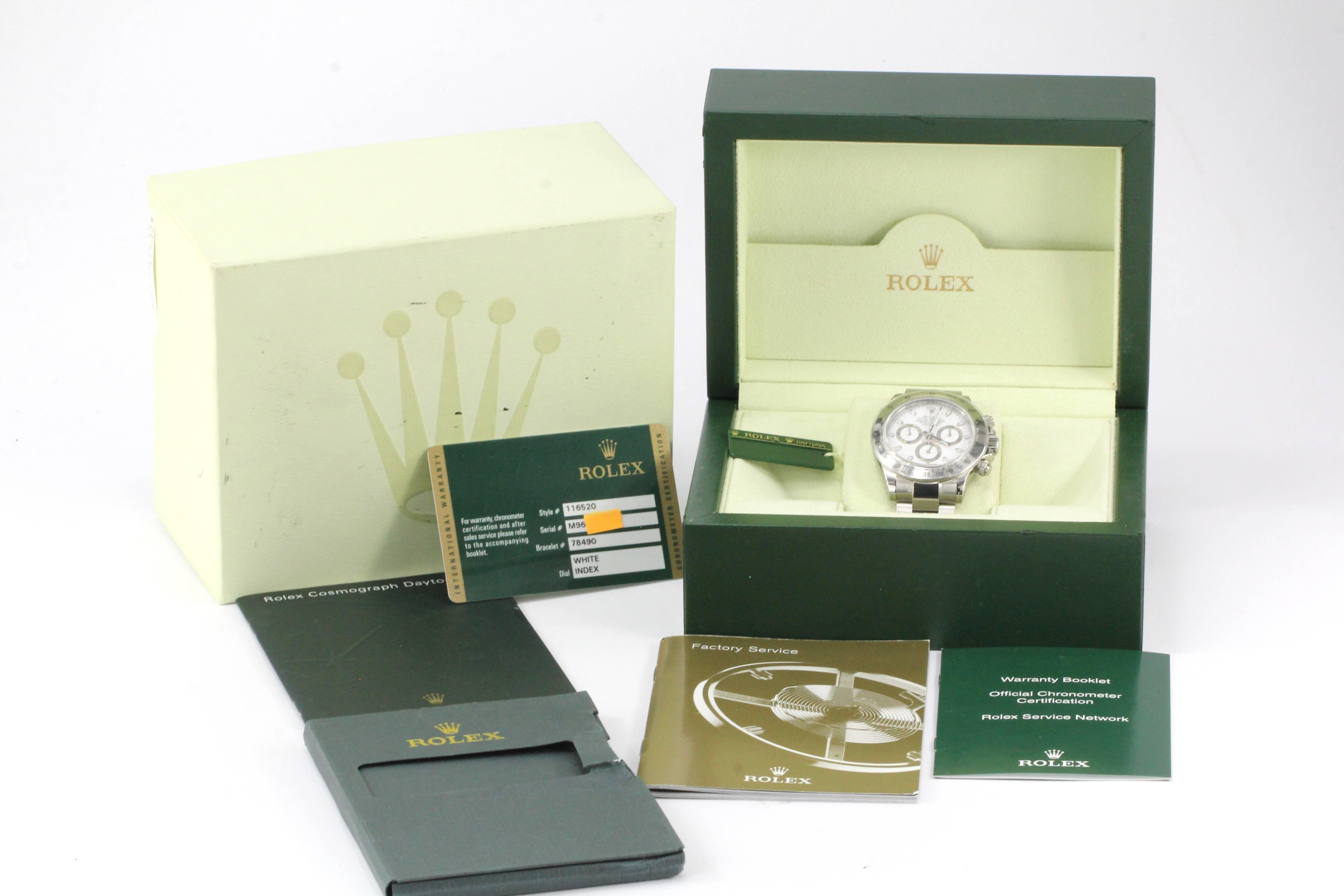Mint Rolex Daytona 116520 with Box and Papers 5