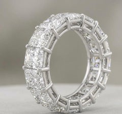 16 Carat Approximate, Radiant Diamond Eternity Ring/Wedding Band, Ben Dannie