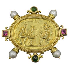 SeidenGang Classic Collection 18k Yellow Gold Brooch PN39