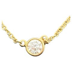 Tiffany & Co. Collar de diamantes «Diamonds by the Yard» de Elsa Peretti, con 0,17 ct, en oro de 18 K