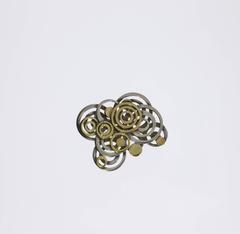Claus Bjerring Andersen Silver Gold Brooch
