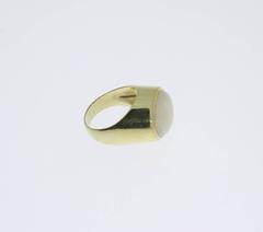 Handcrafted Opal Yellow Gold Ring