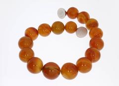 Natural Agate Bead Necklace