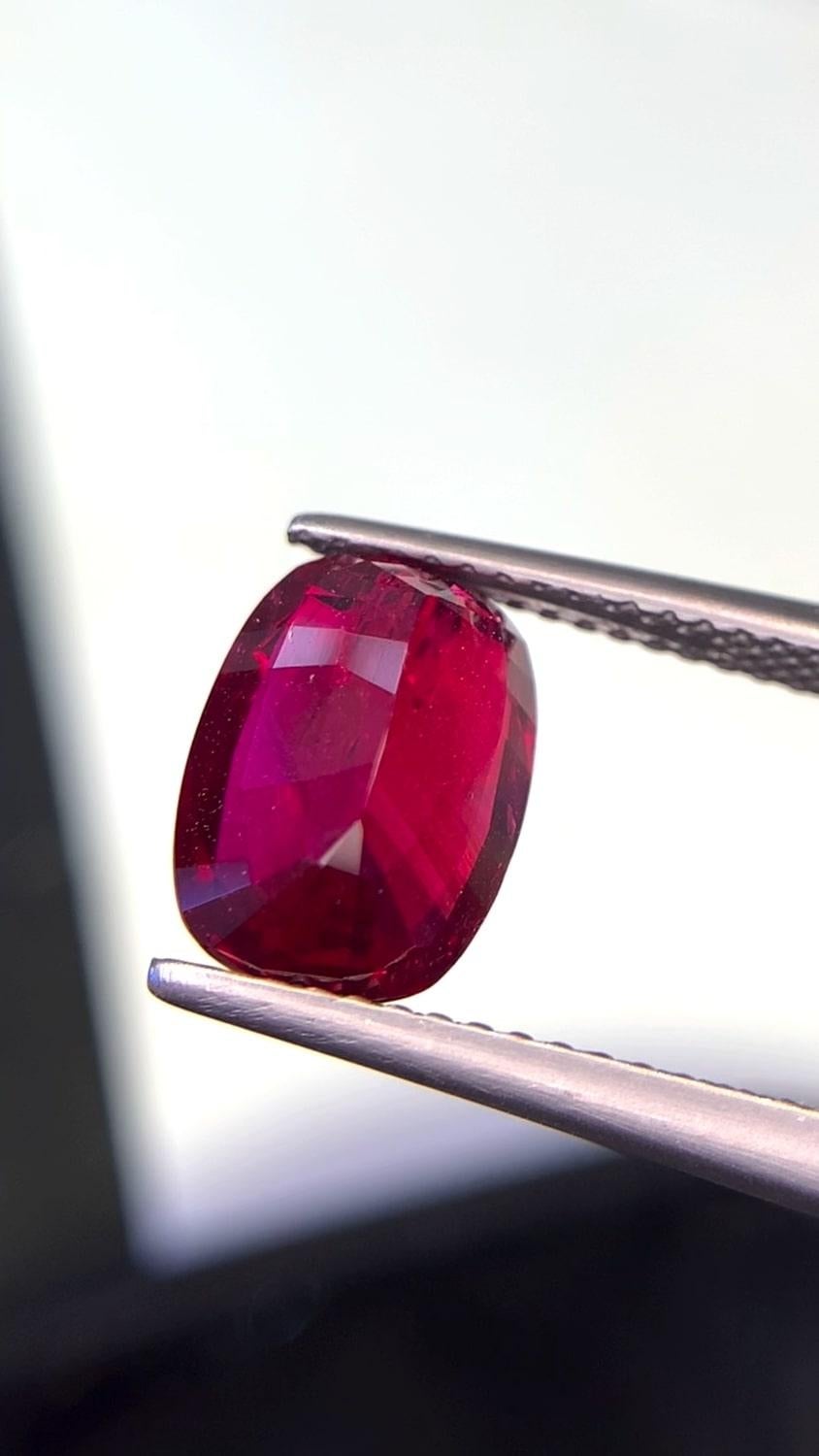 Gübelin Certified 3.62 ct Ruby - Note exceptionnelle de 90.8 en vente 5