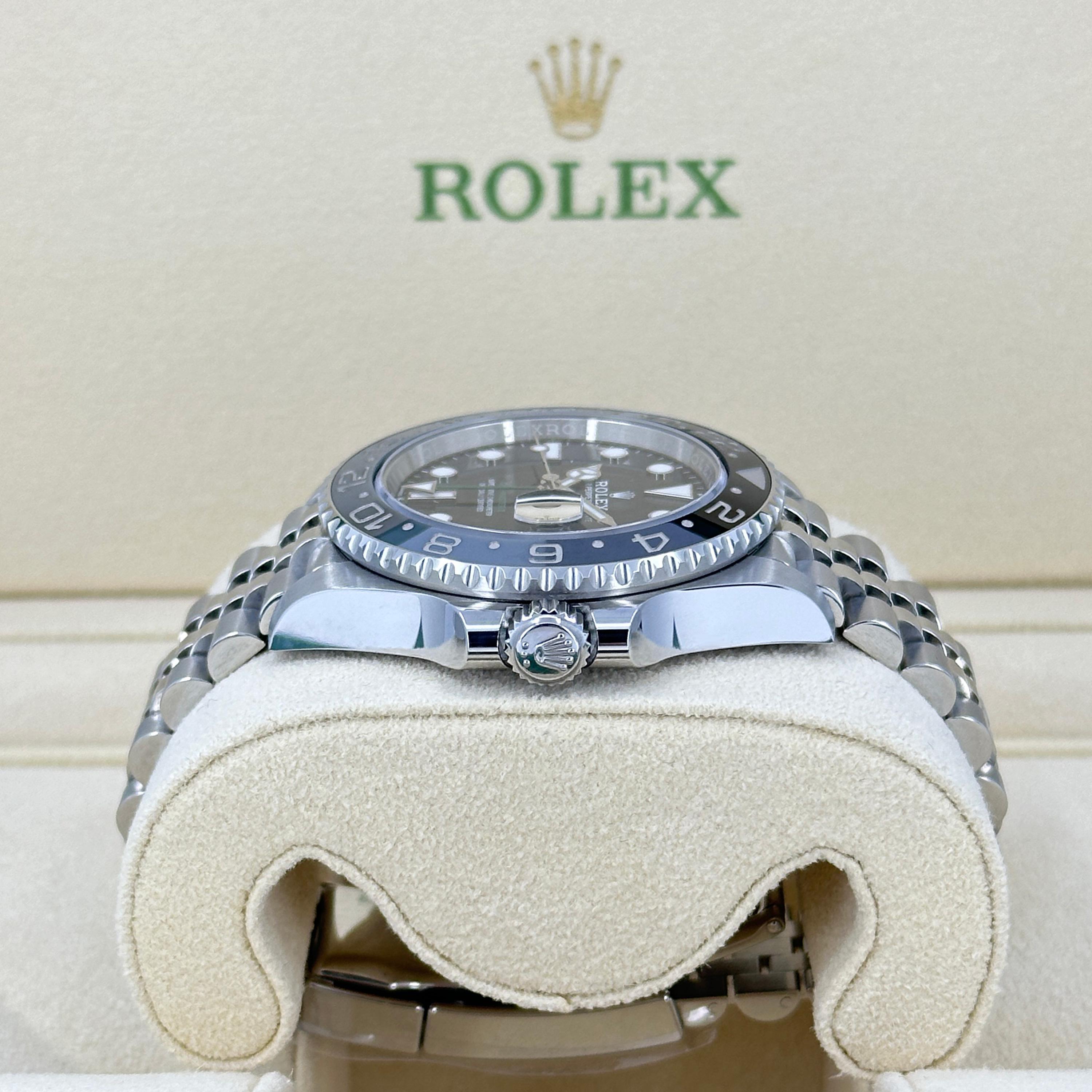 Unworn Rolex GMT-Master II Reference# 126710GRNR, Complete set, 2025 For Sale 3