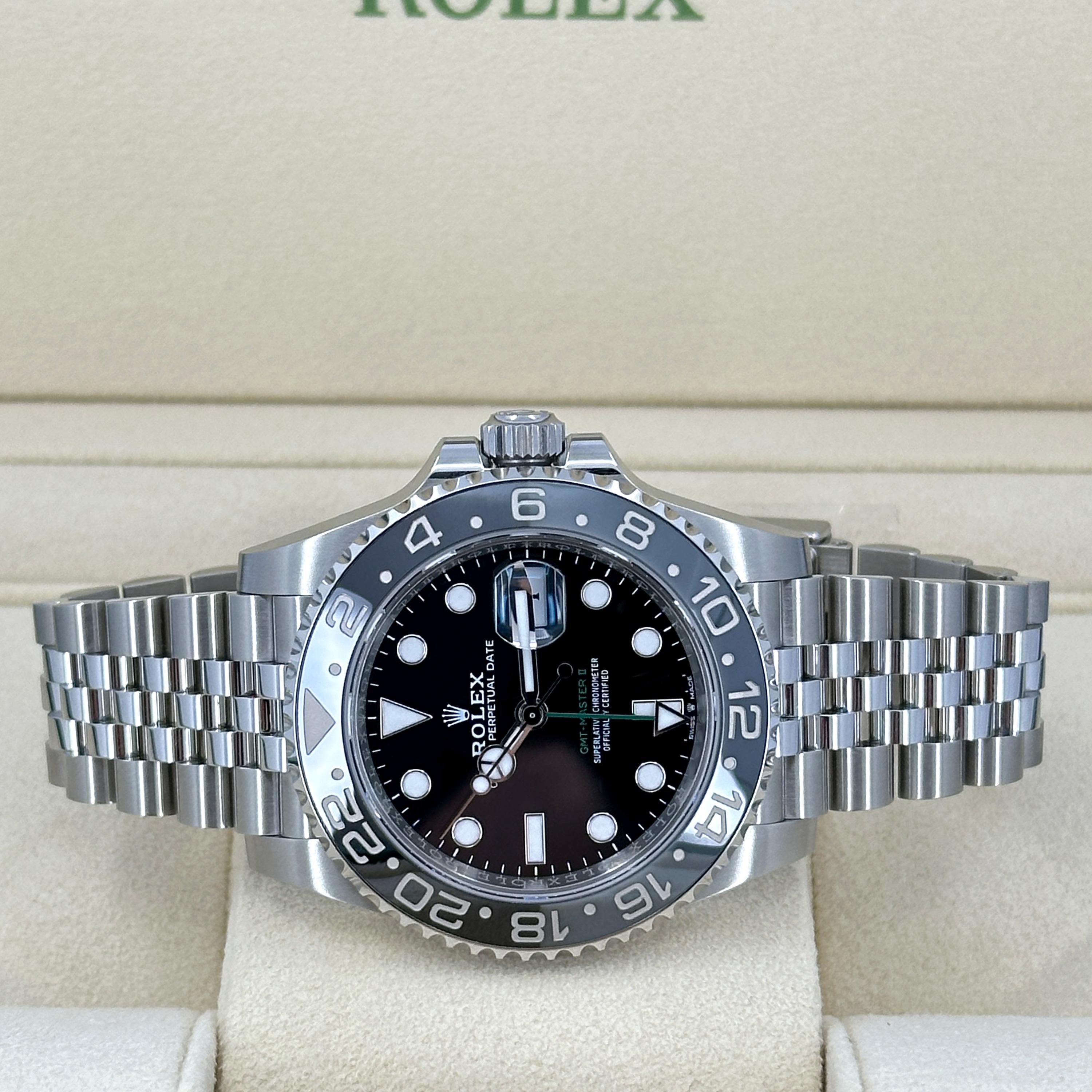 Unworn Rolex GMT-Master II Reference# 126710GRNR, Complete set, 2025 For Sale 7