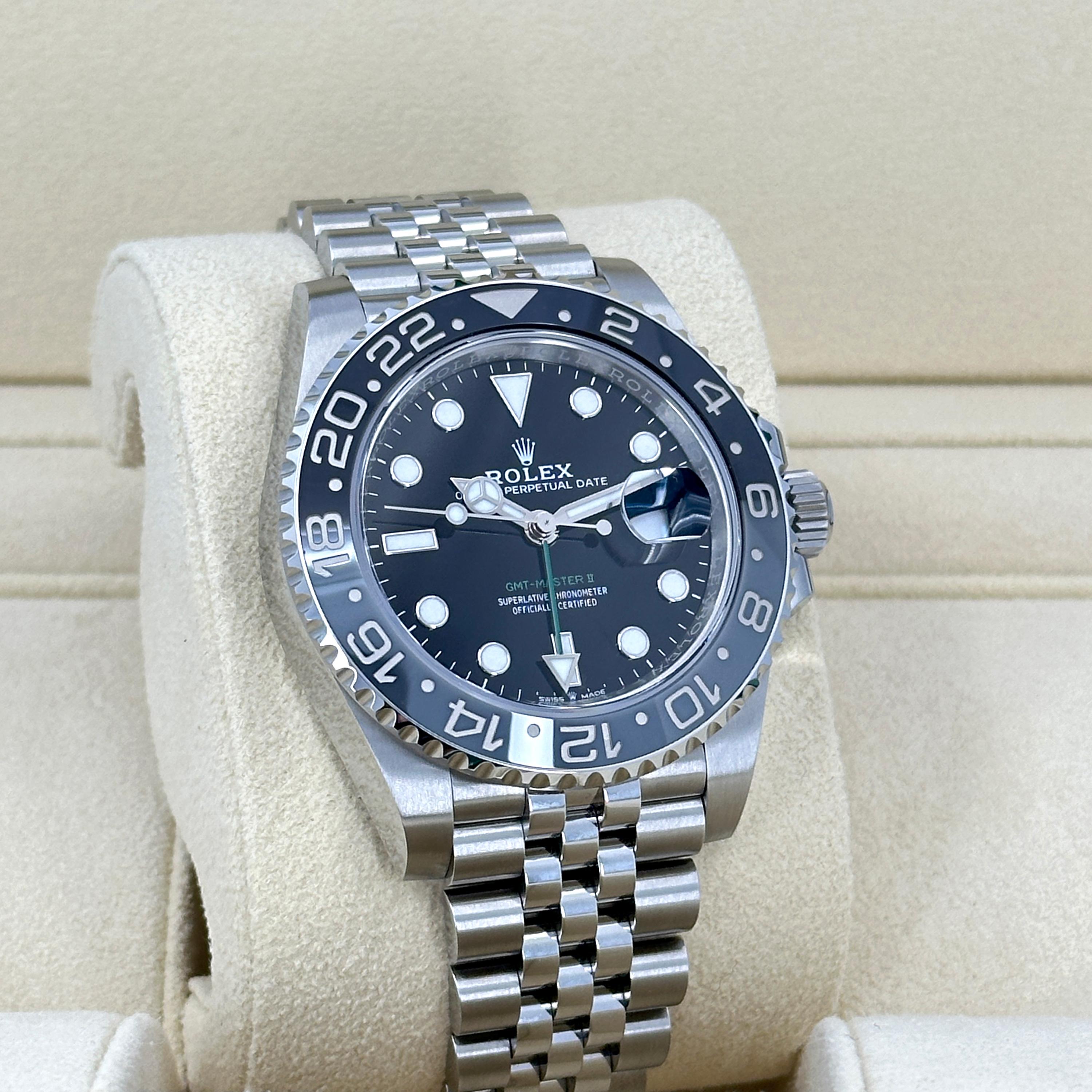 Unworn Rolex GMT-Master II Reference# 126710GRNR, Complete set, 2025 For Sale 6