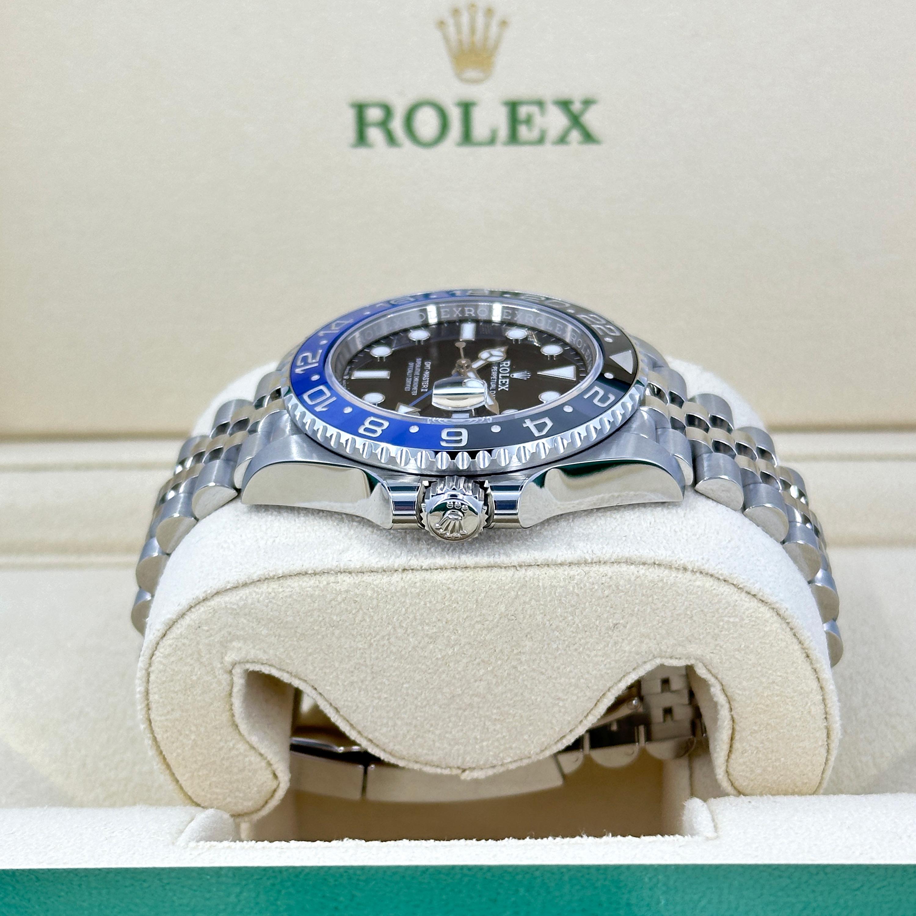 Rolex GMT-Master II Batgirl non indossato Numero di riferimento 126710BLNR, Set completo, 2025 in vendita 3
