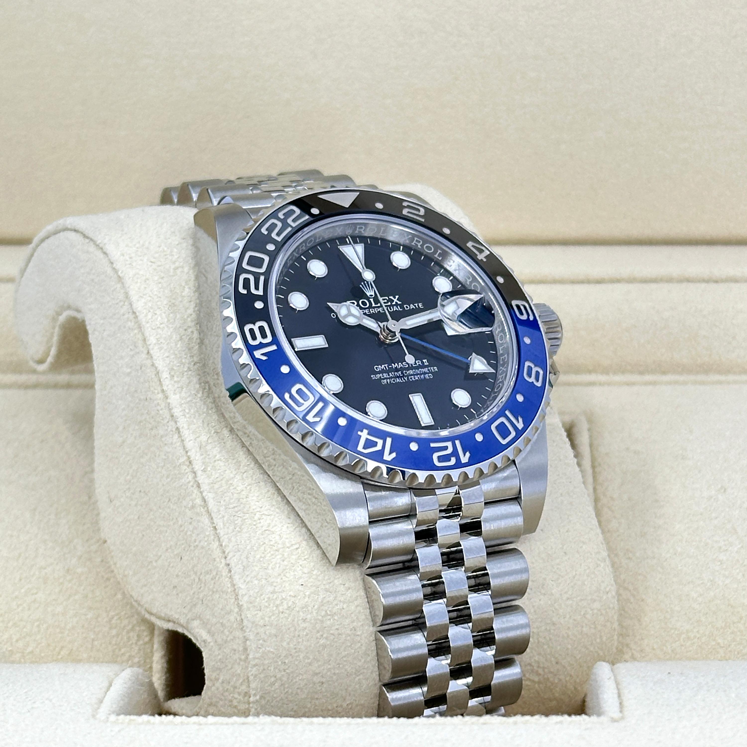 Rolex GMT-Master II Batgirl non indossato Numero di riferimento 126710BLNR, Set completo, 2025 in vendita 5