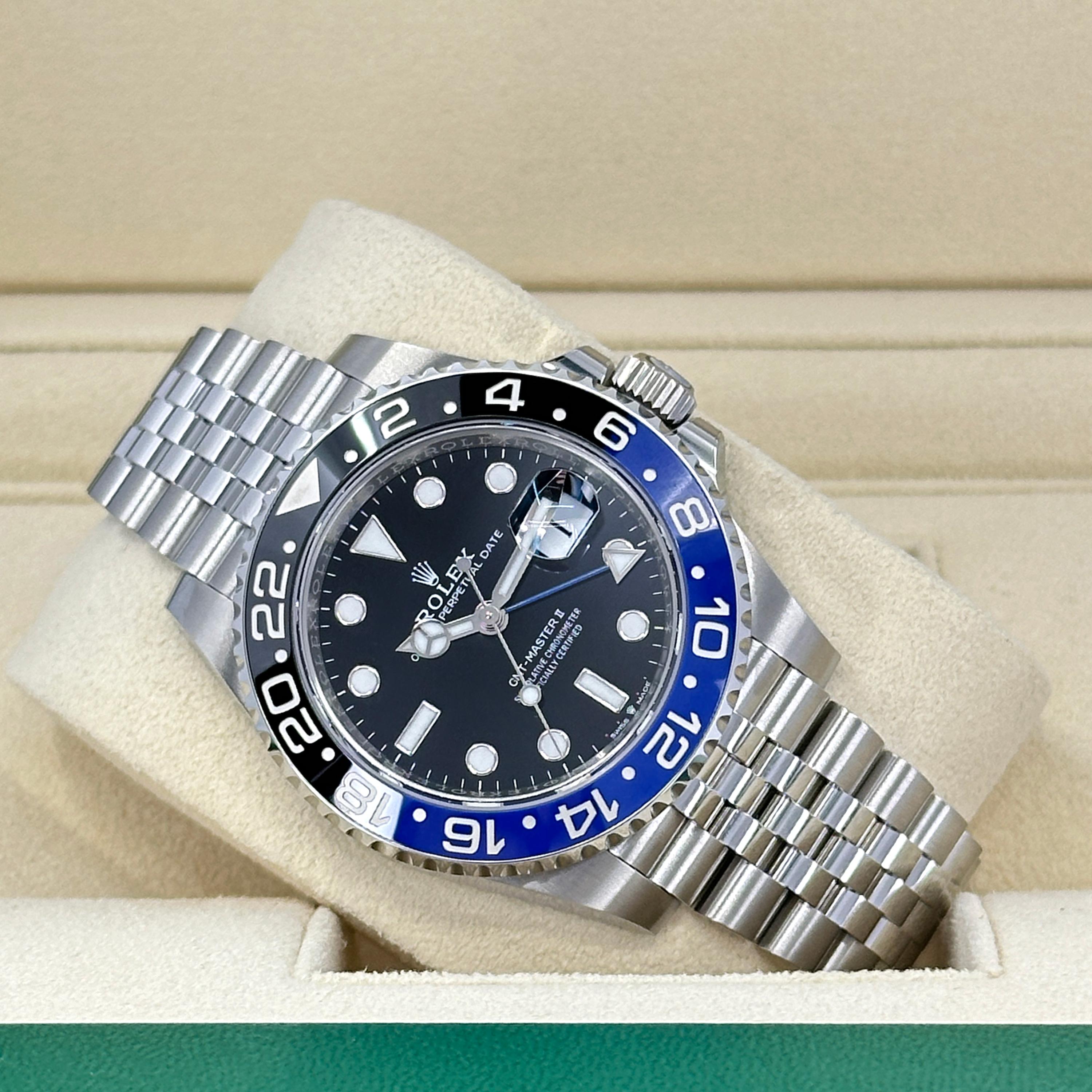 Rolex GMT-Master II Batgirl non indossato Numero di riferimento 126710BLNR, Set completo, 2025 in vendita 7