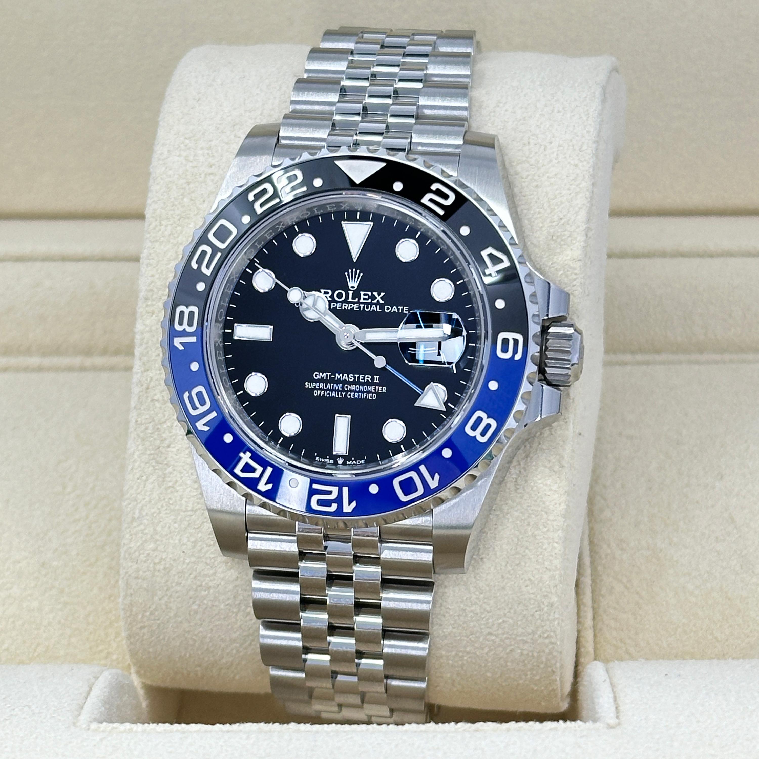 Rolex GMT-Master II Batgirl non indossato Numero di riferimento 126710BLNR, Set completo, 2025 in vendita 8