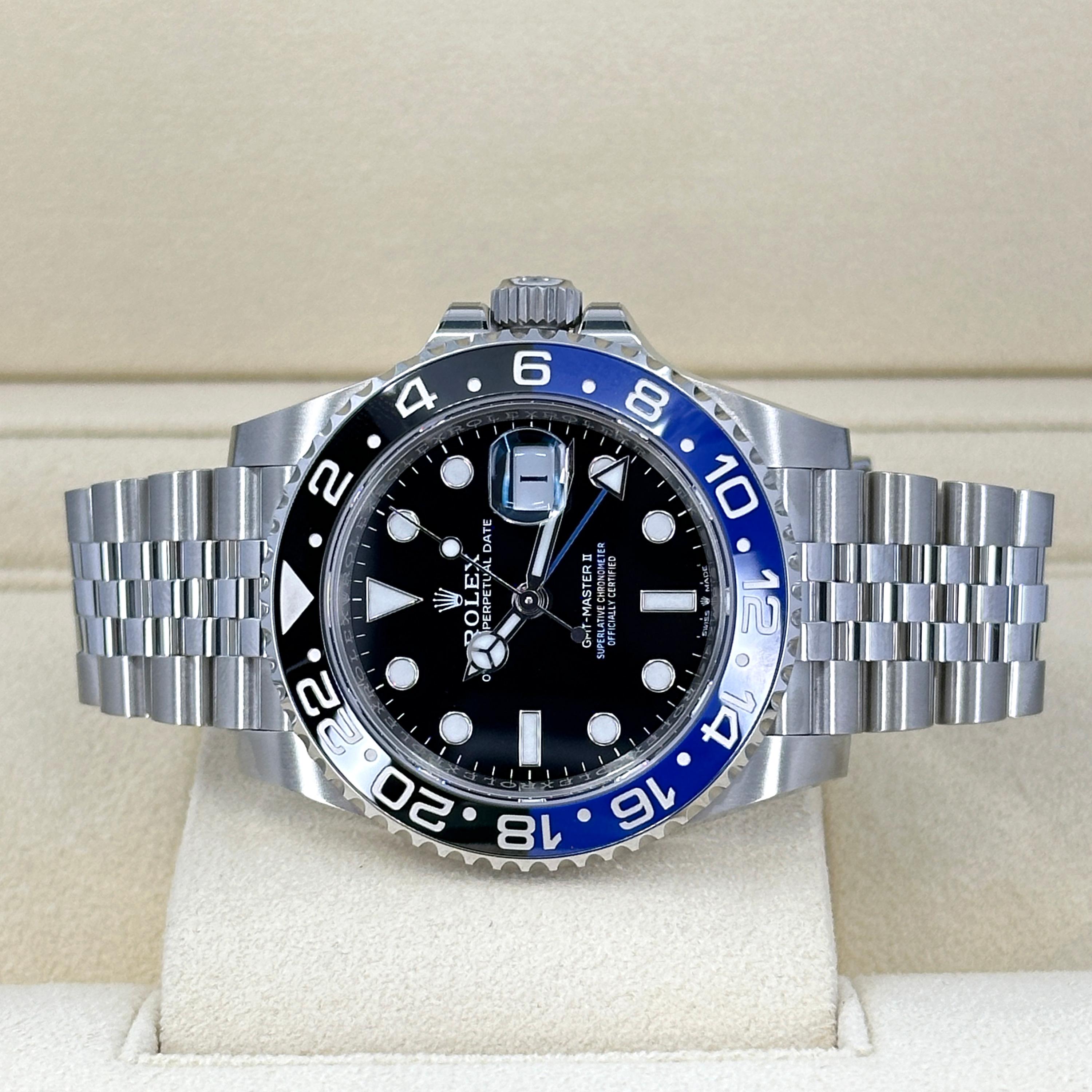 Rolex GMT-Master II Batgirl non indossato Numero di riferimento 126710BLNR, Set completo, 2025 in vendita 11