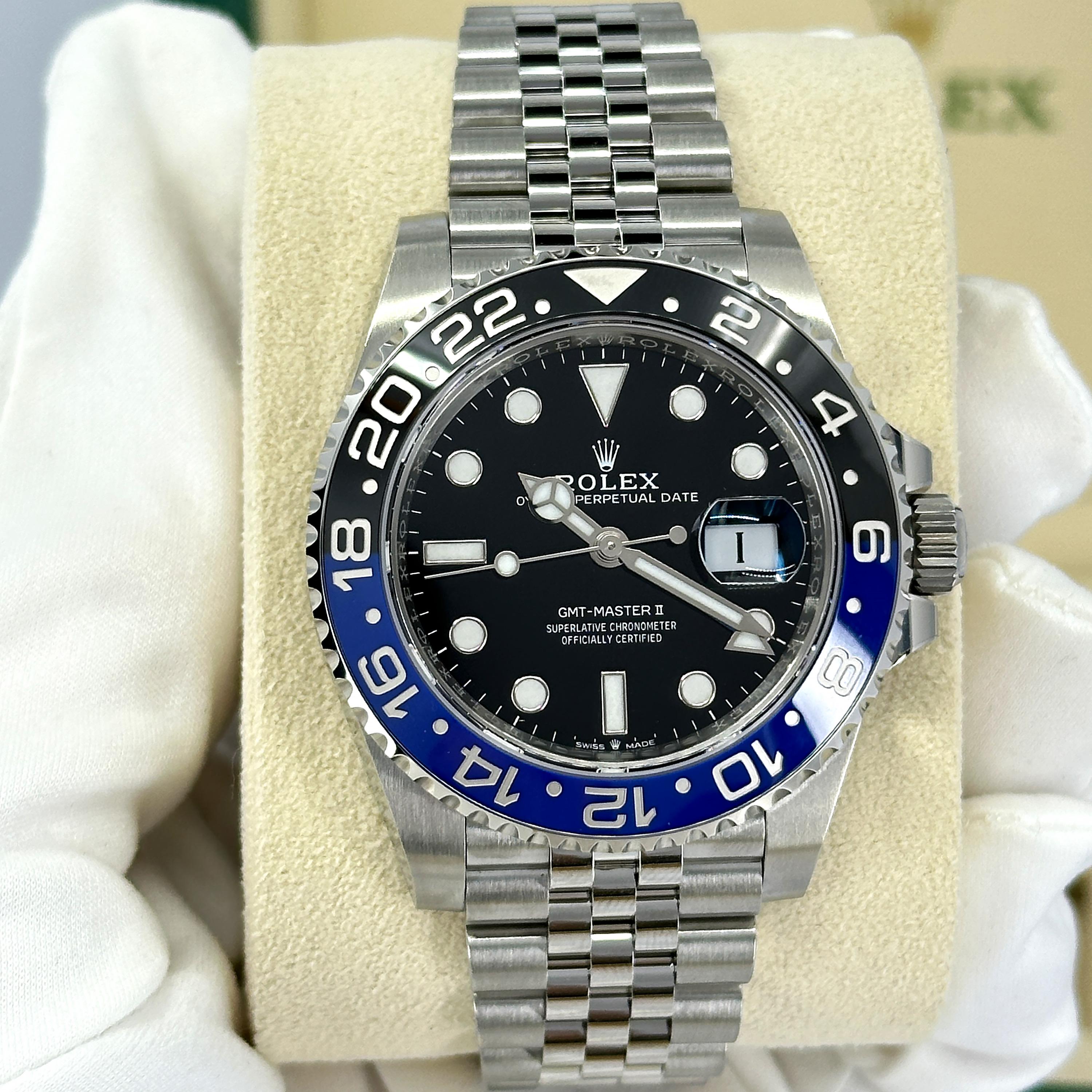 Rolex GMT-Master II Batgirl non indossato Numero di riferimento 126710BLNR, Set completo, 2025 in vendita 12