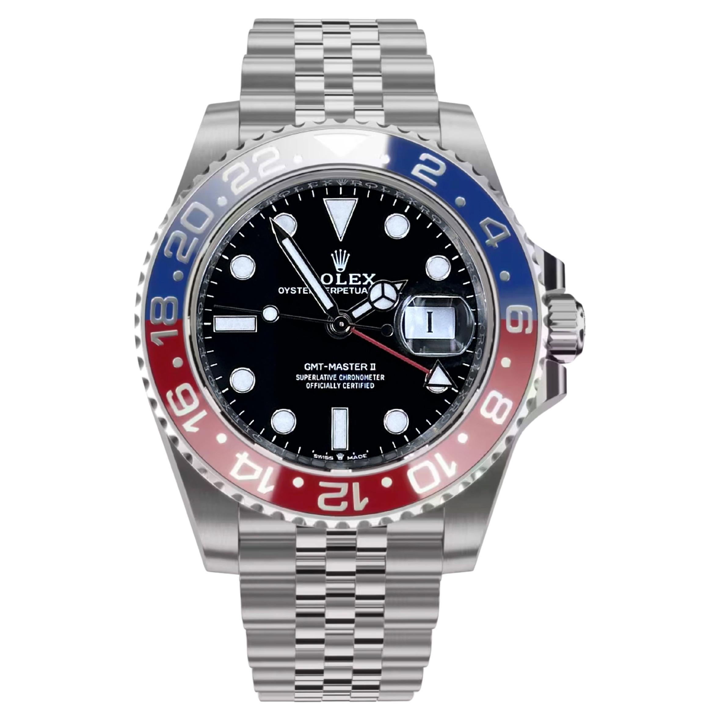 Rolex GMT-Master II Pepsi sin usar Referencia# 126710BLRO, Juego completo, 2025