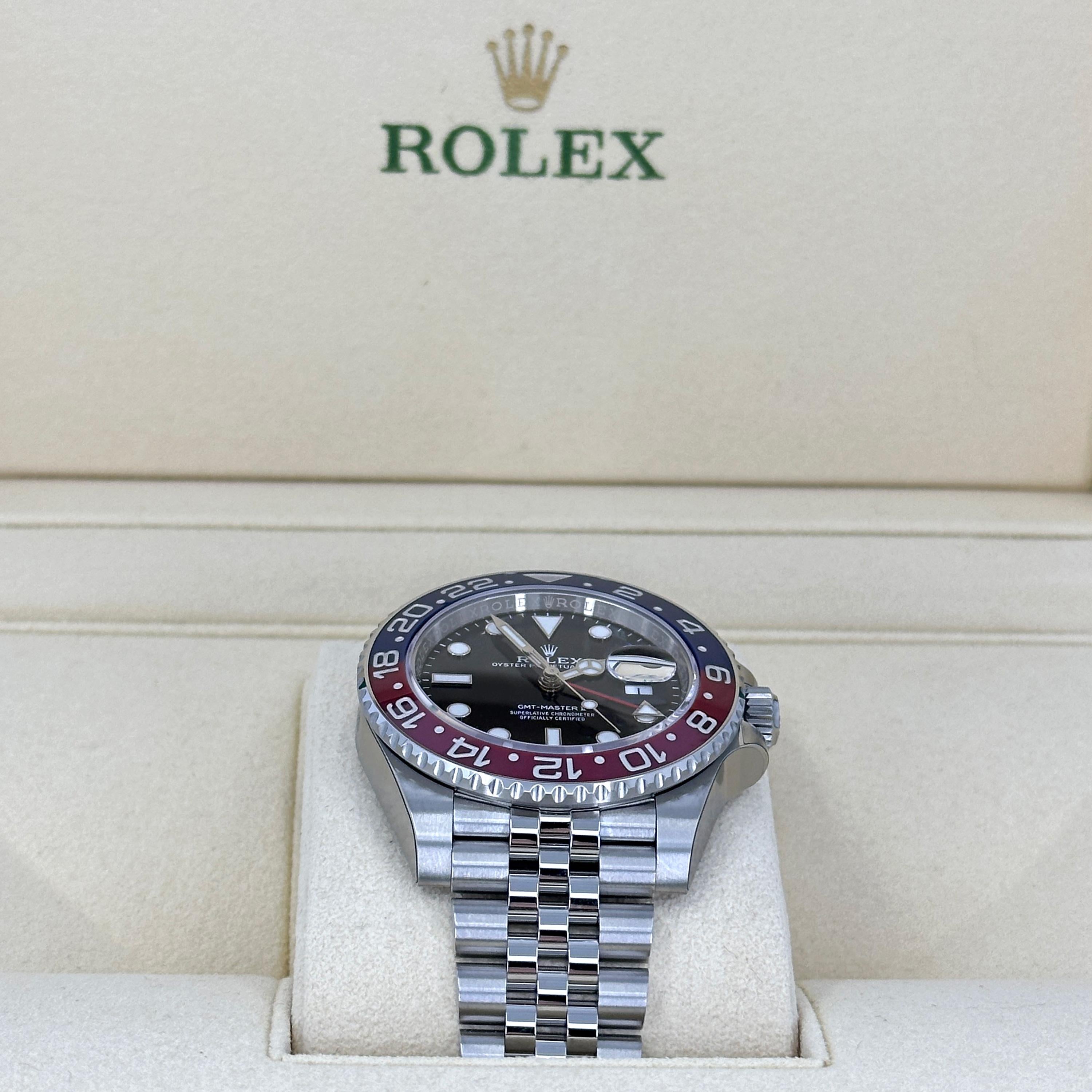Femenino o masculino Rolex GMT-Master II Pepsi sin usar Referencia# 126710BLRO, Juego completo, 2025 en venta