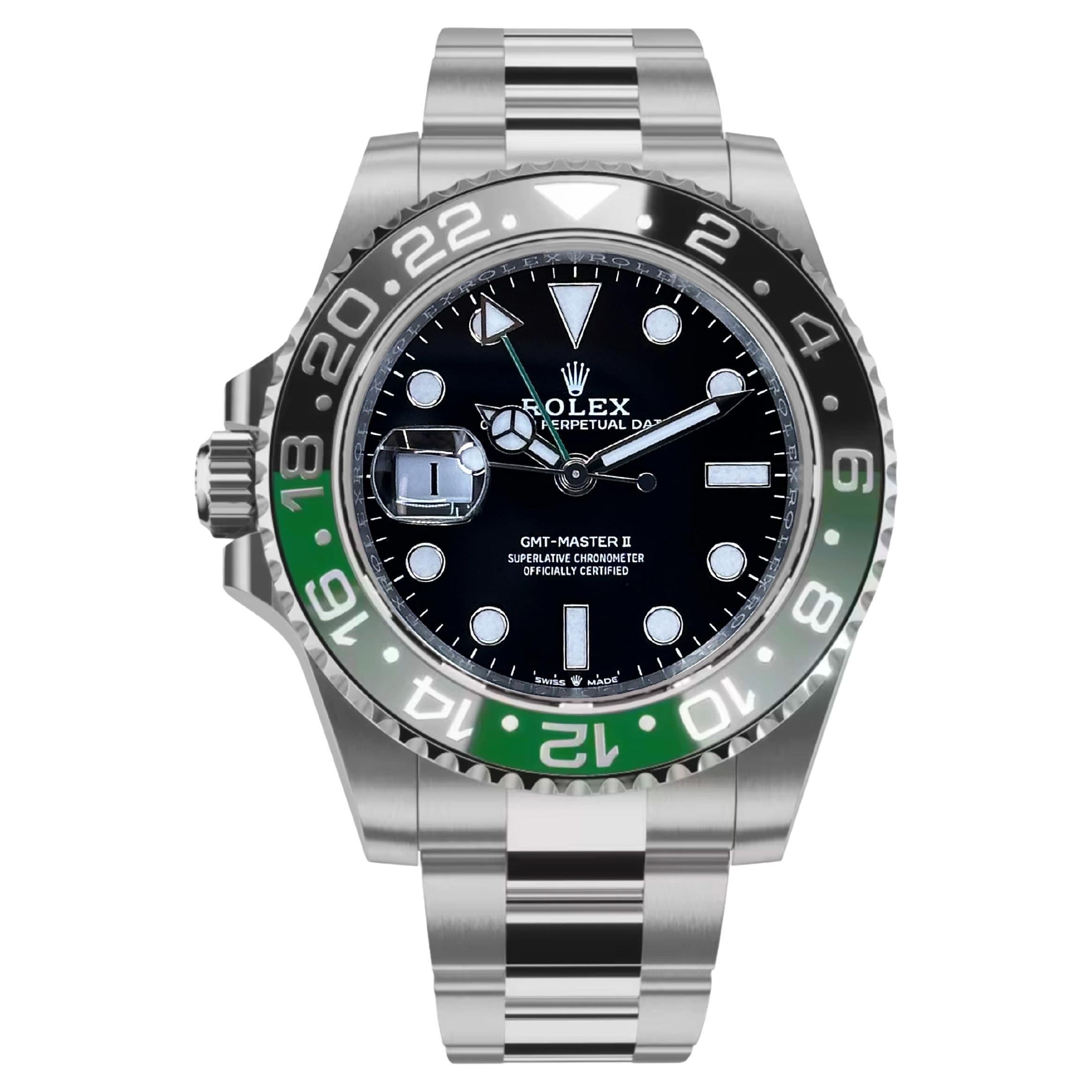 Unworn Rolex GMT-Master II Sprite Reference# 126720VTNR, Complete set, 2025