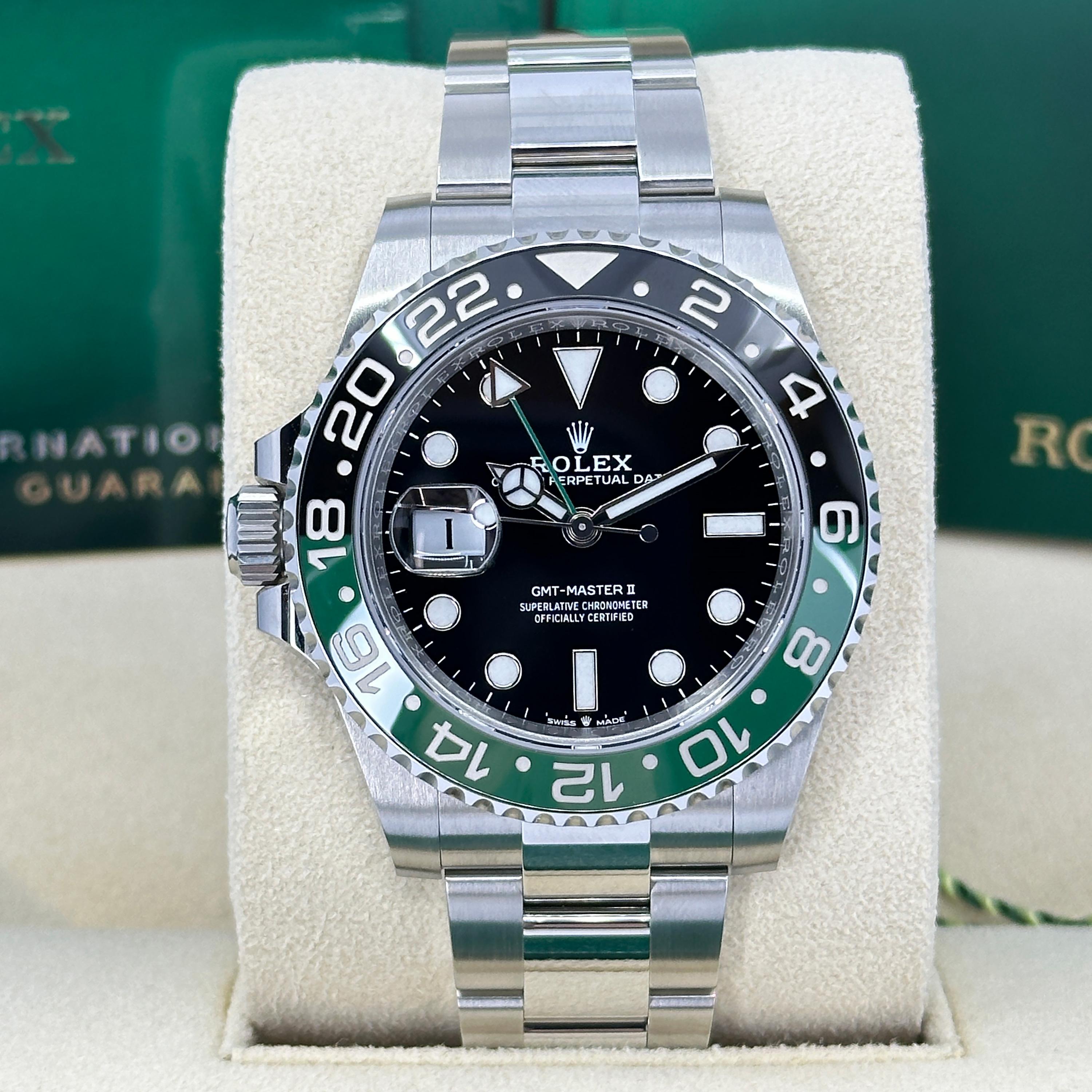 Unworn Rolex GMT-Master II Sprite Reference# 126720VTNR, Complete set, 2025 In New Condition For Sale In New York, NY