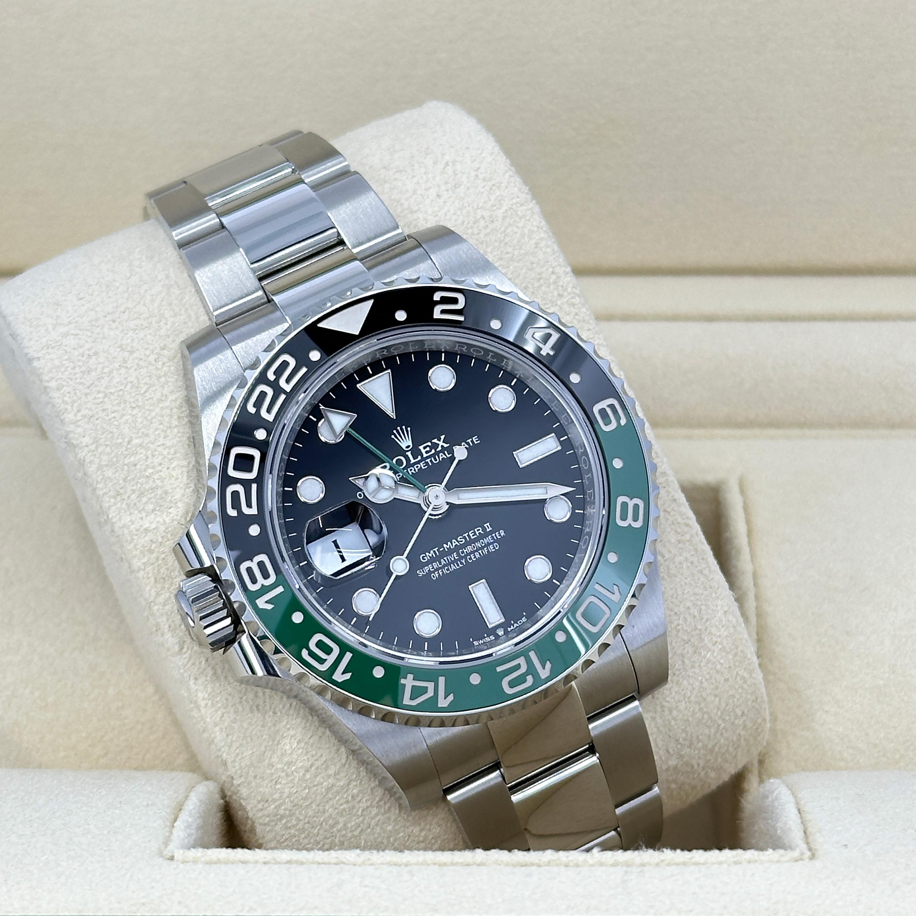 Unworn Rolex GMT-Master II Sprite Reference# 126720VTNR, Complete set, 2025 For Sale 11