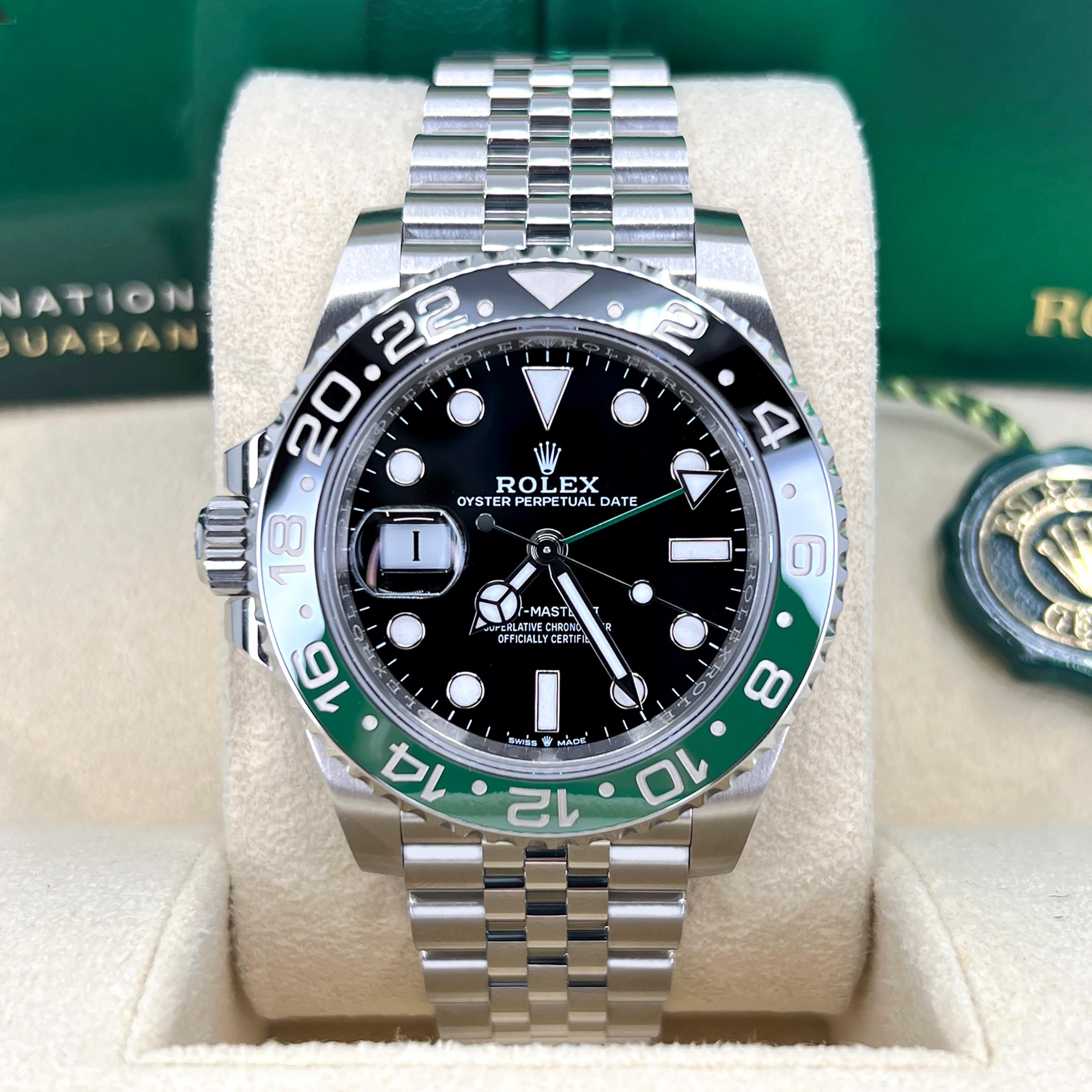 Unworn Rolex GMT-Master II Sprite Reference# 126720VTNR, Complete set, 2025 In New Condition For Sale In New York, NY