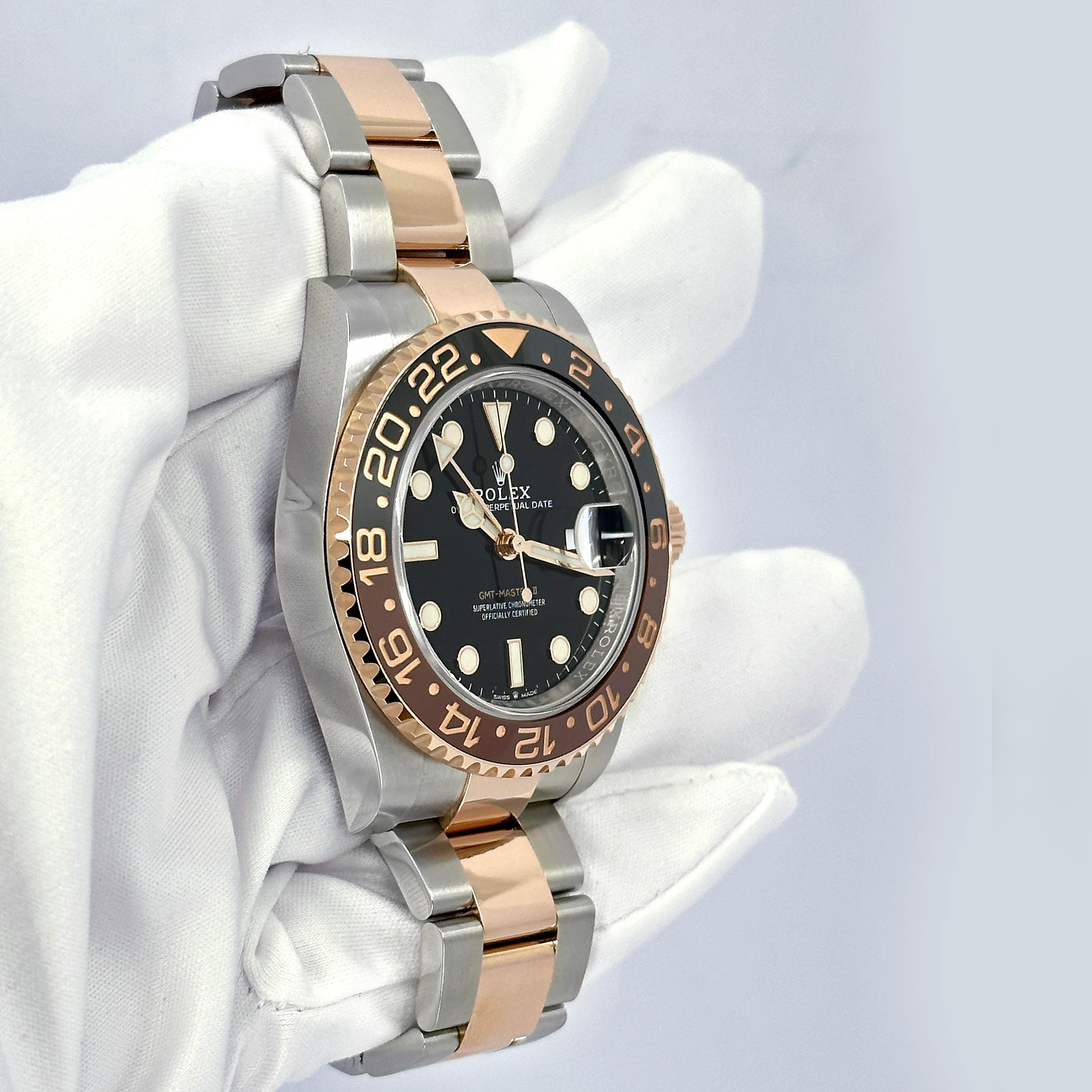 Unworn Rolex GMT-Master II Root Beer Reference# 126711CHNR, Complete set, 2025 For Sale 7